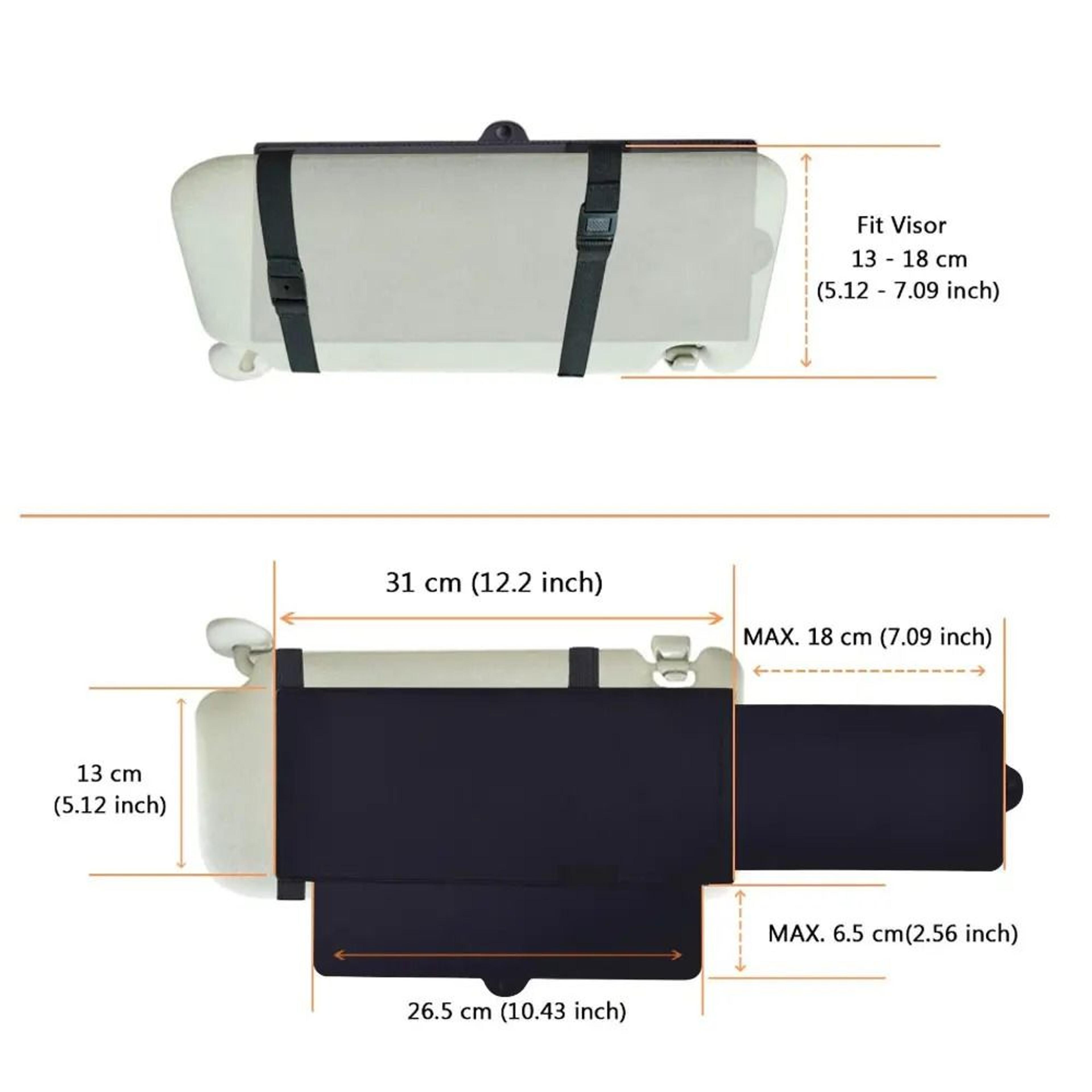 Premium AntiGlare Car Sun Visor Extender Shield 5