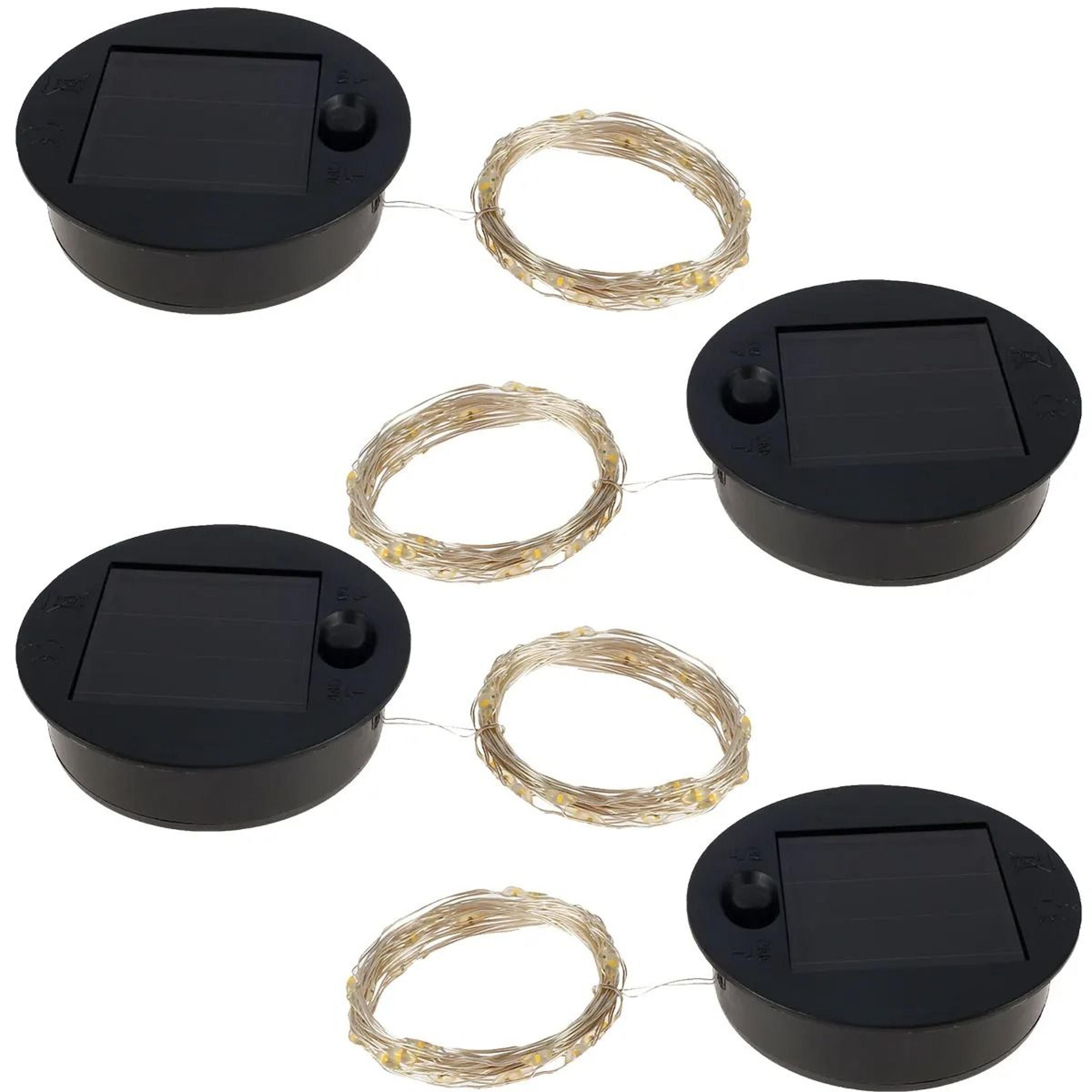 Solar Lantern Light Replacement Top With 30LED String Light 0