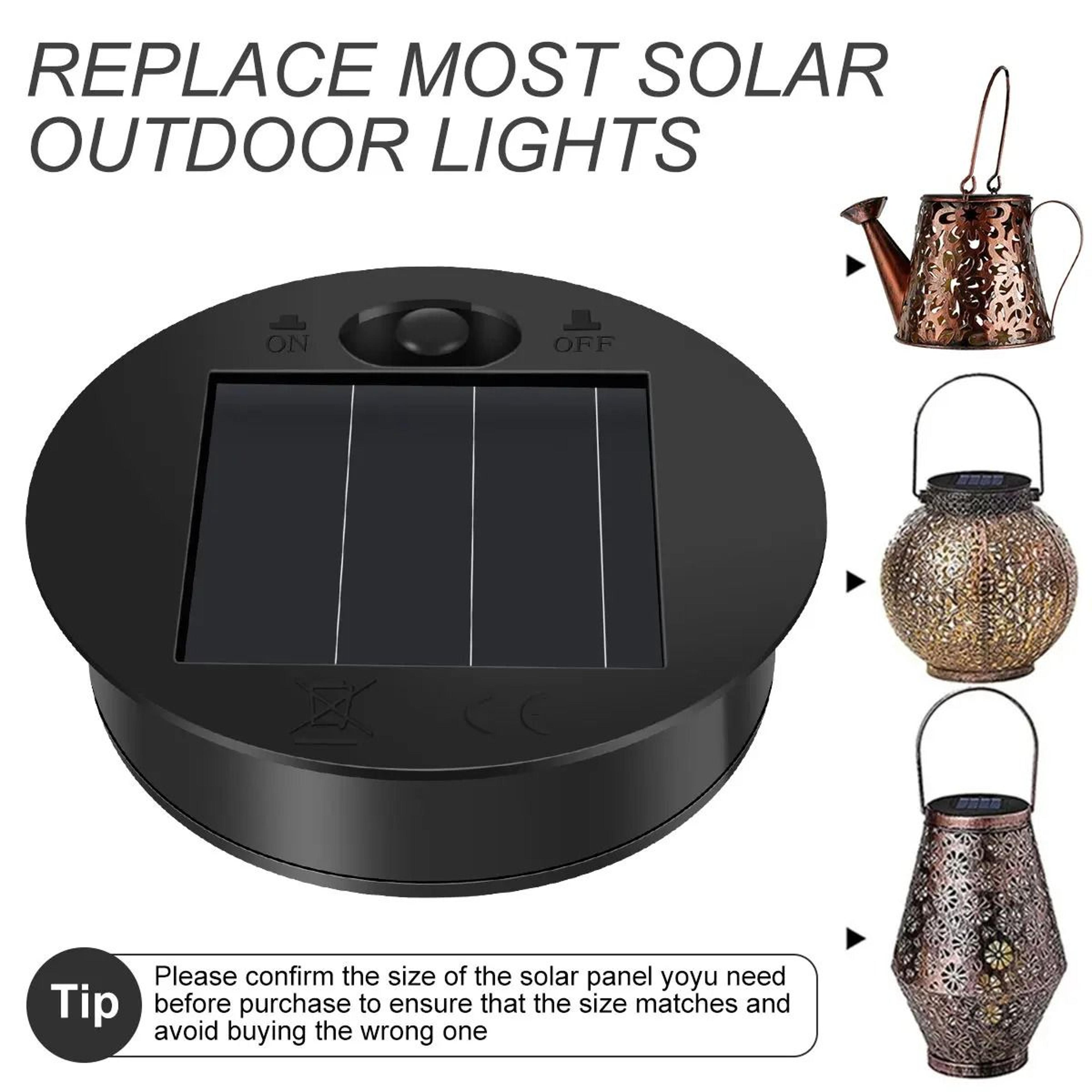 Solar Lantern Light Replacement Top With 30LED String Light 4