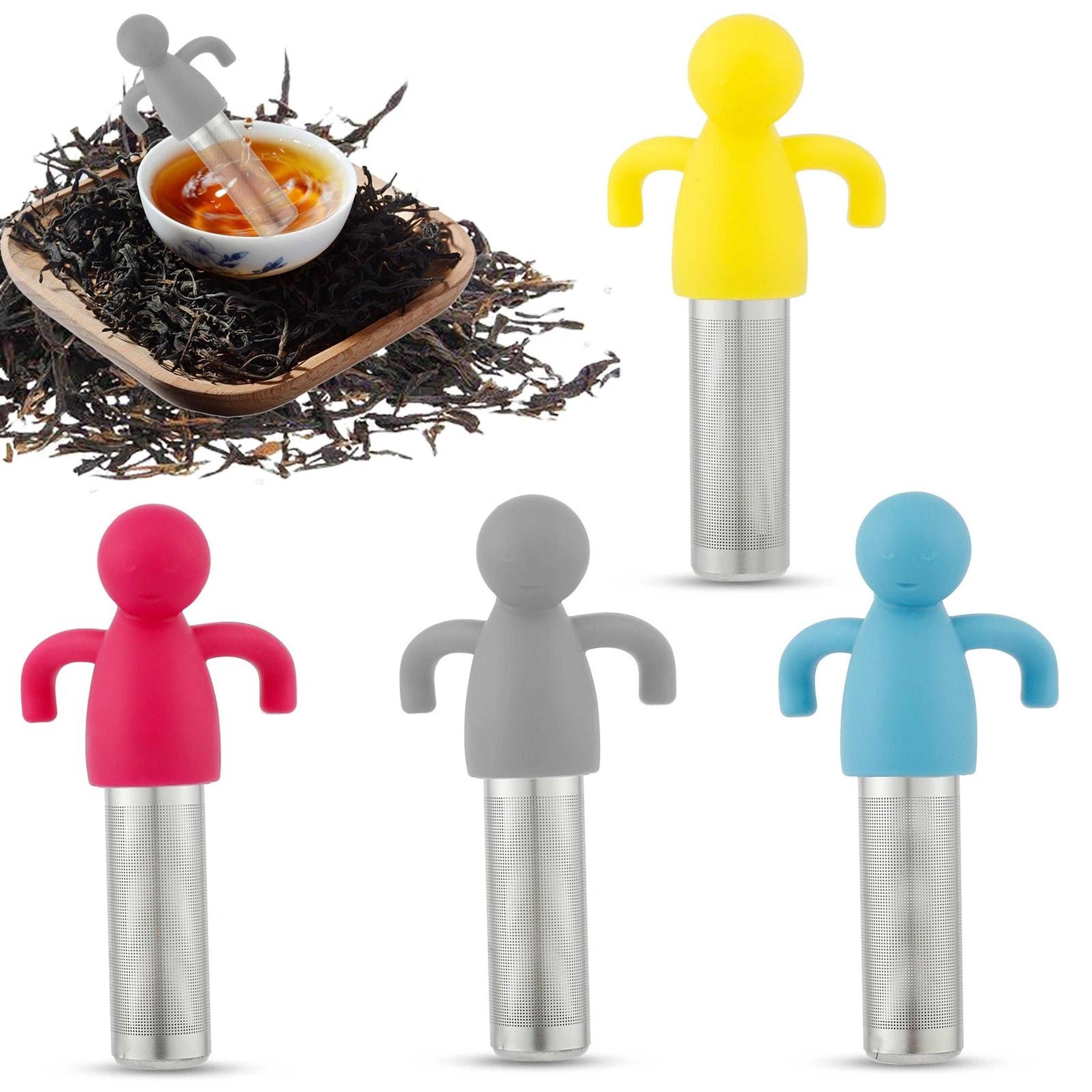 4Piece UltraFine Mesh Stainless Steel Tea Infuser Set 5