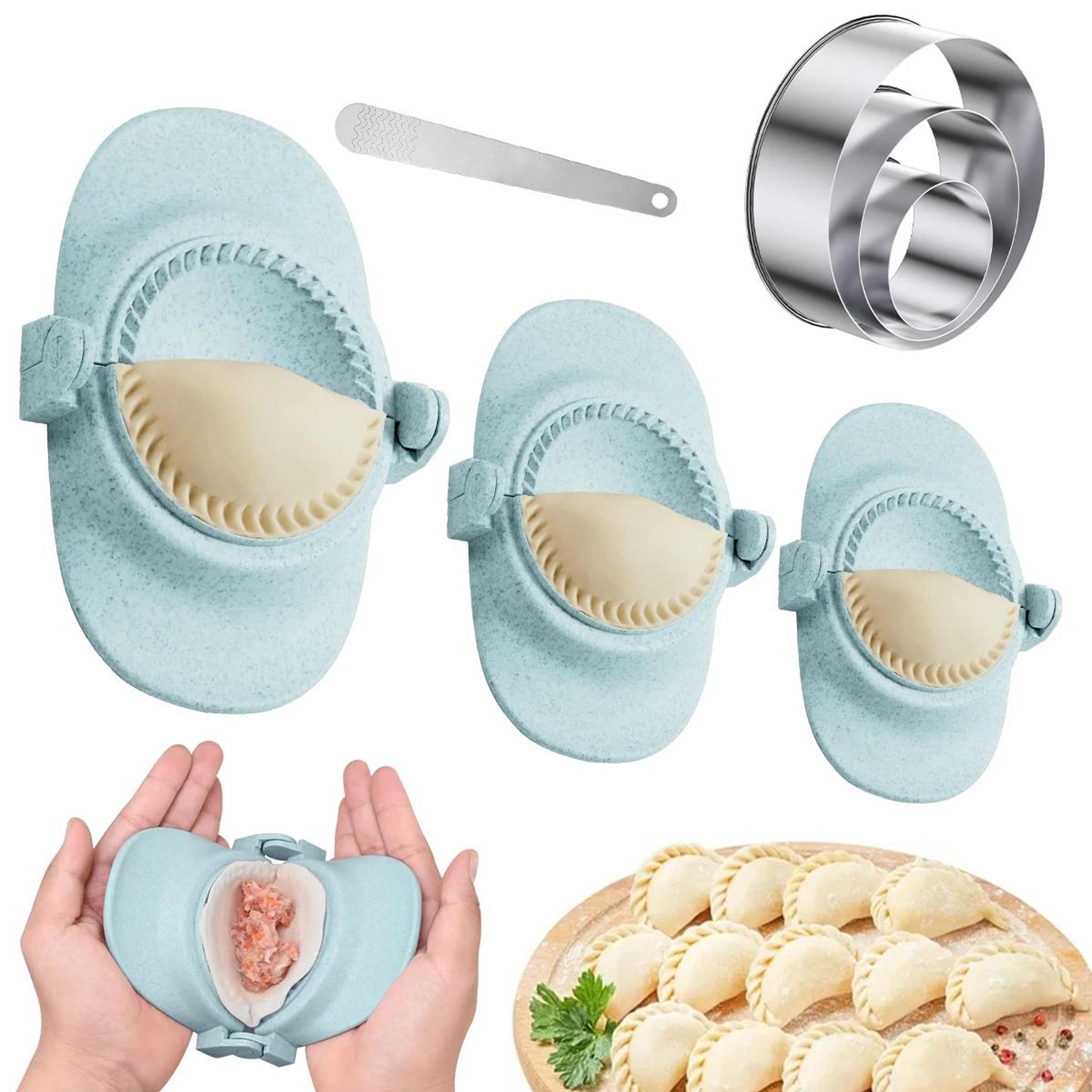 7-piece premium 304 stainless steel dumpling & empanada press mold set