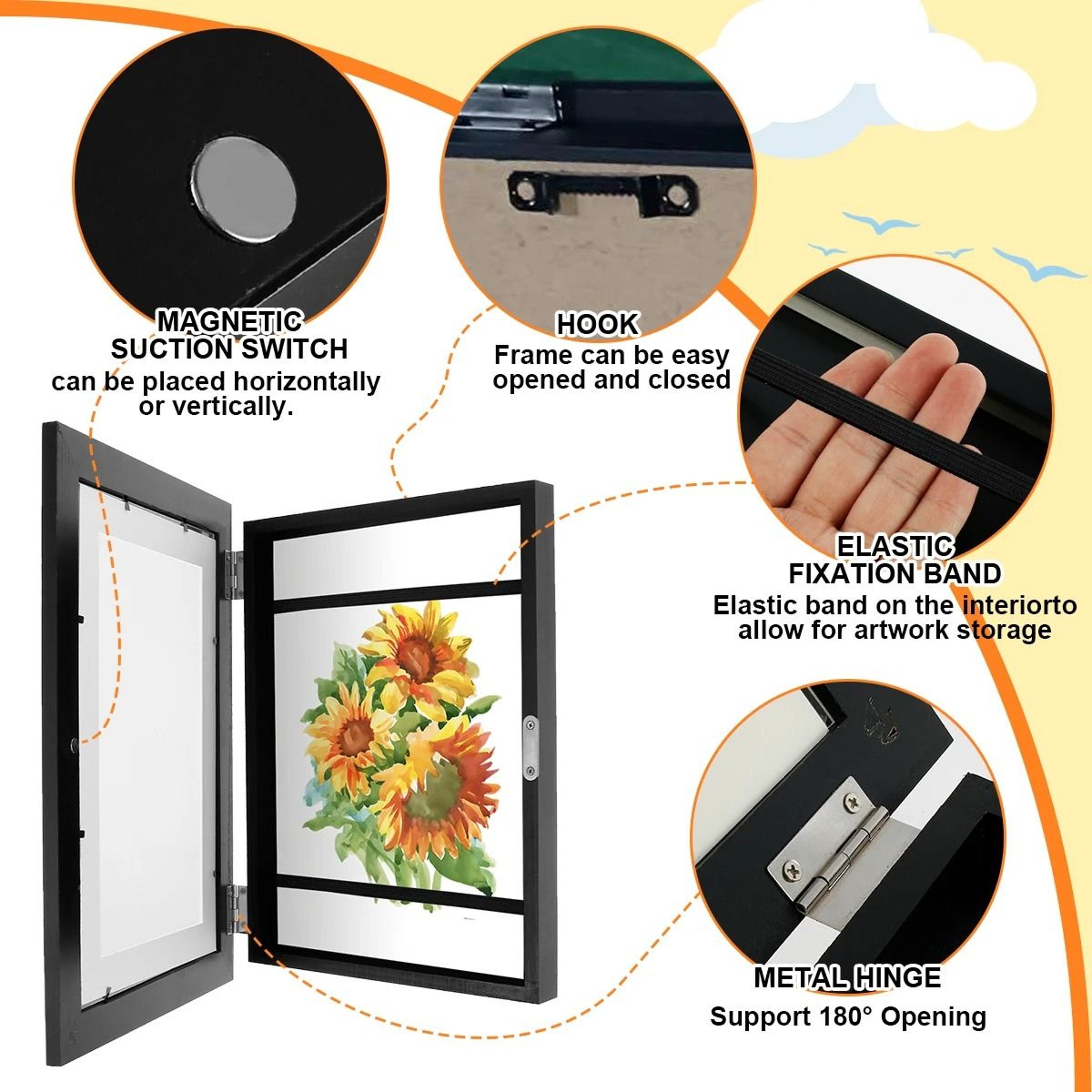 Childrens Magnetic FrontOpen Changeable Art Frames 3