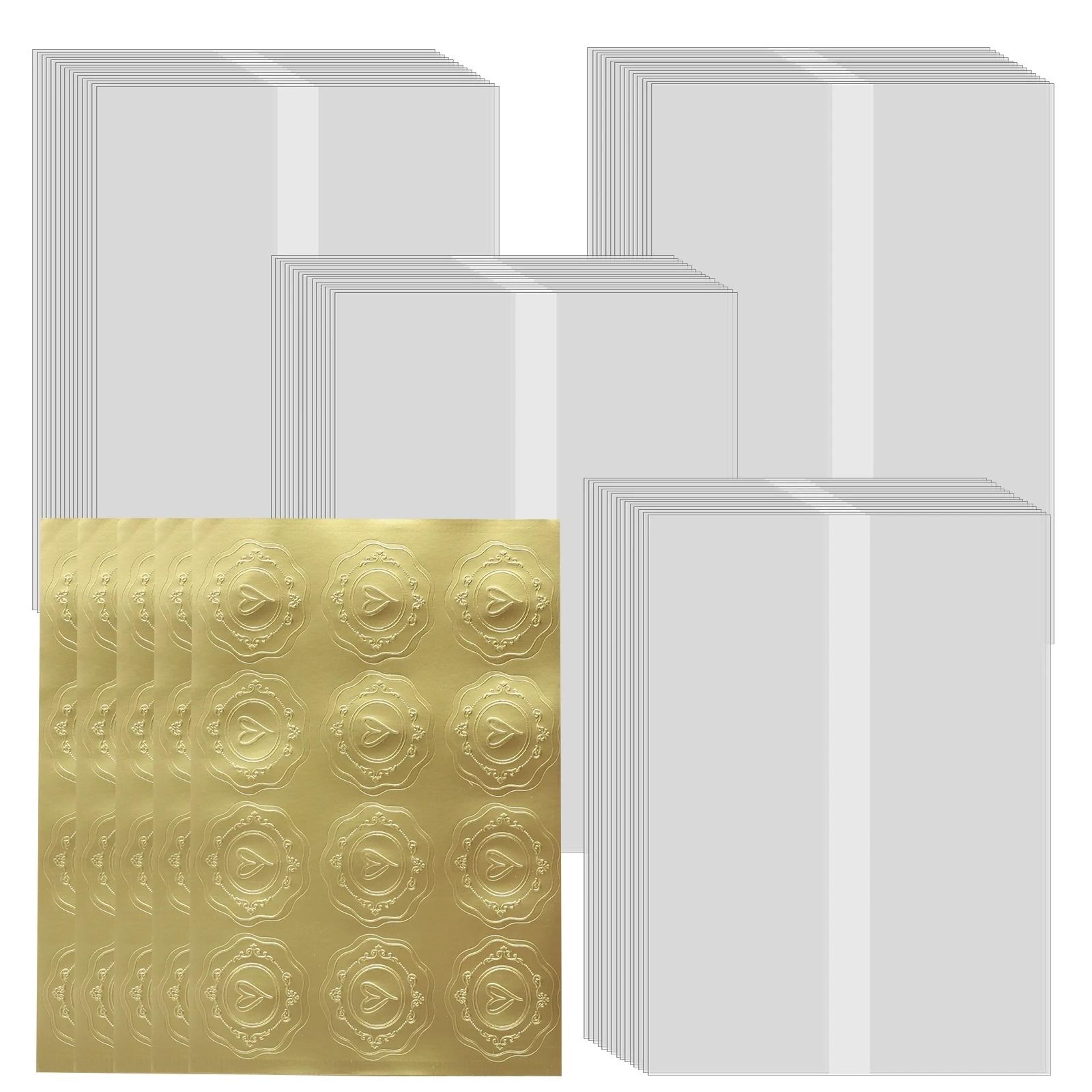 60Pack Translucent Folded Vellum Paper Jackets For 5x7 Invitations 6