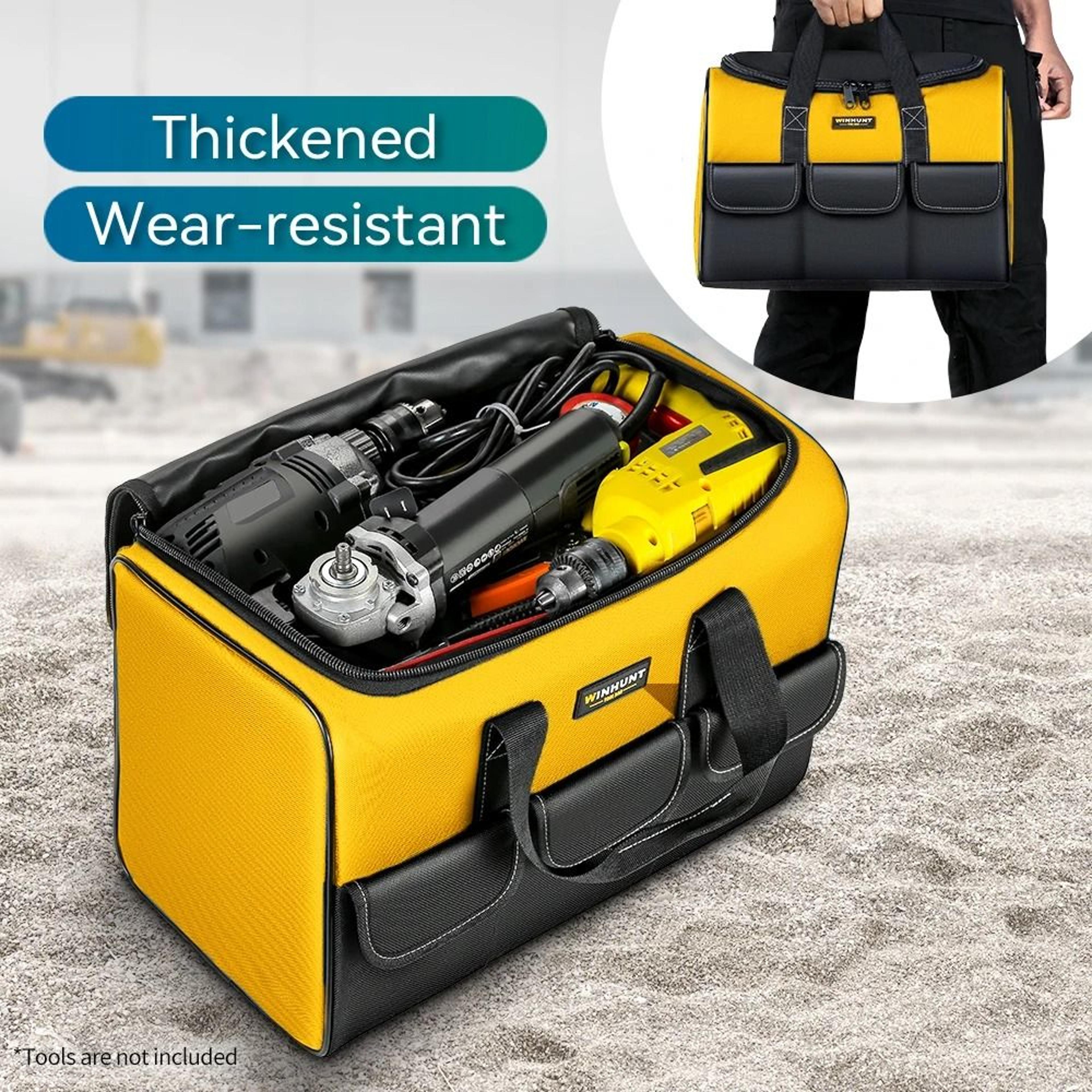 17Inch HighCapacity MultiPocket Electrician Tool Bag 4