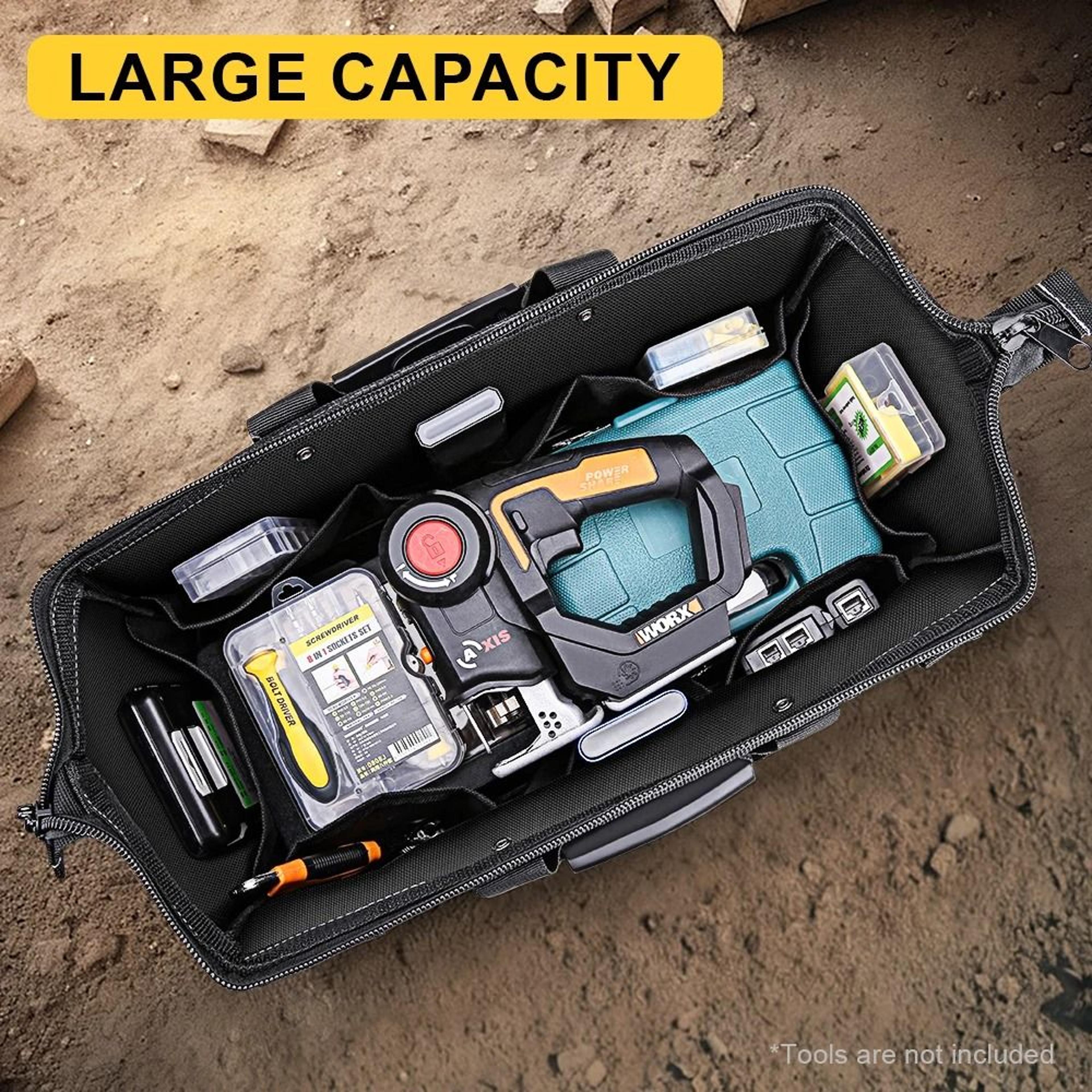 WINHUNT Thickened LargeCapacity Canvas Electrician Special Tool Bag 1