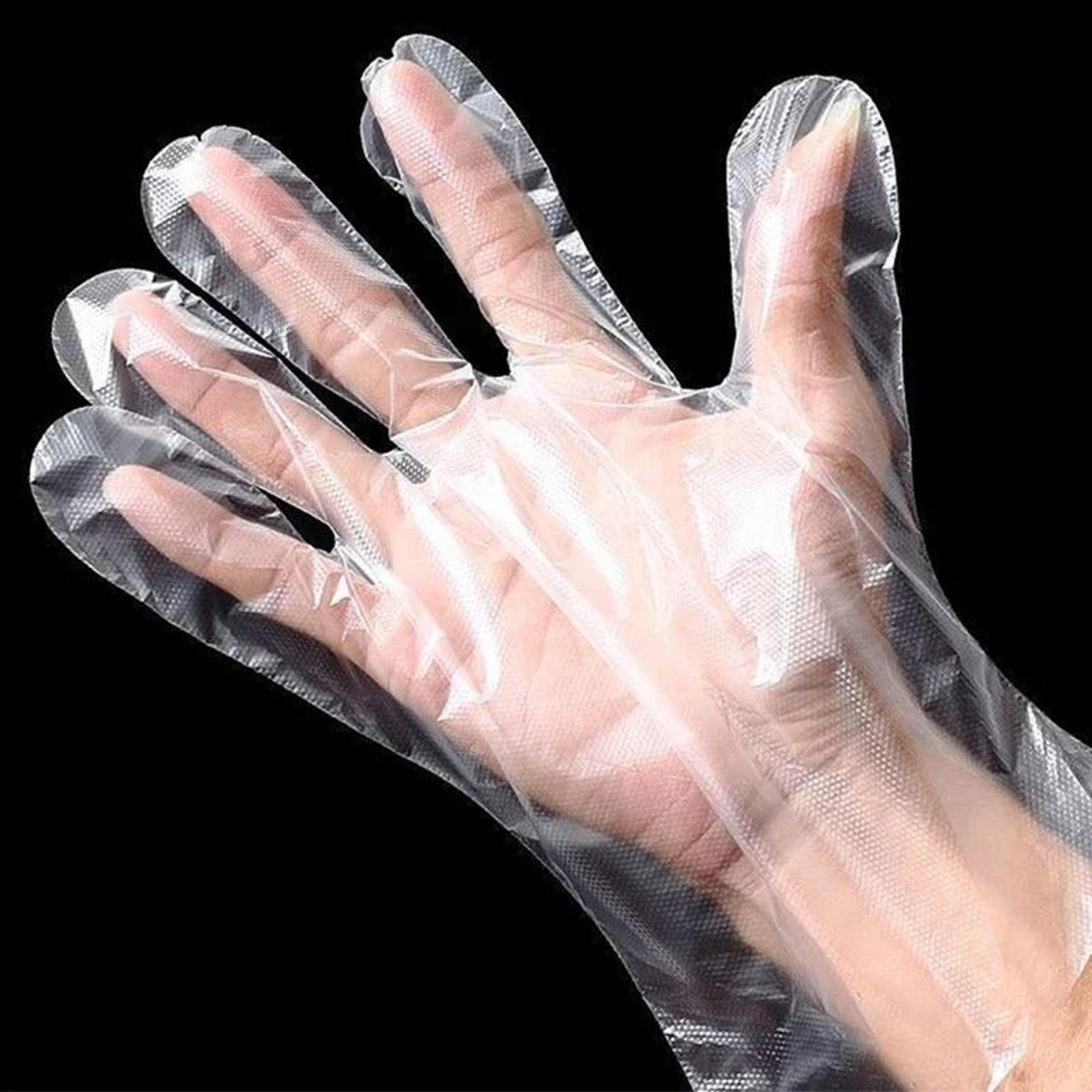 Transparent Waterproof Disposable Plastic Gloves 1