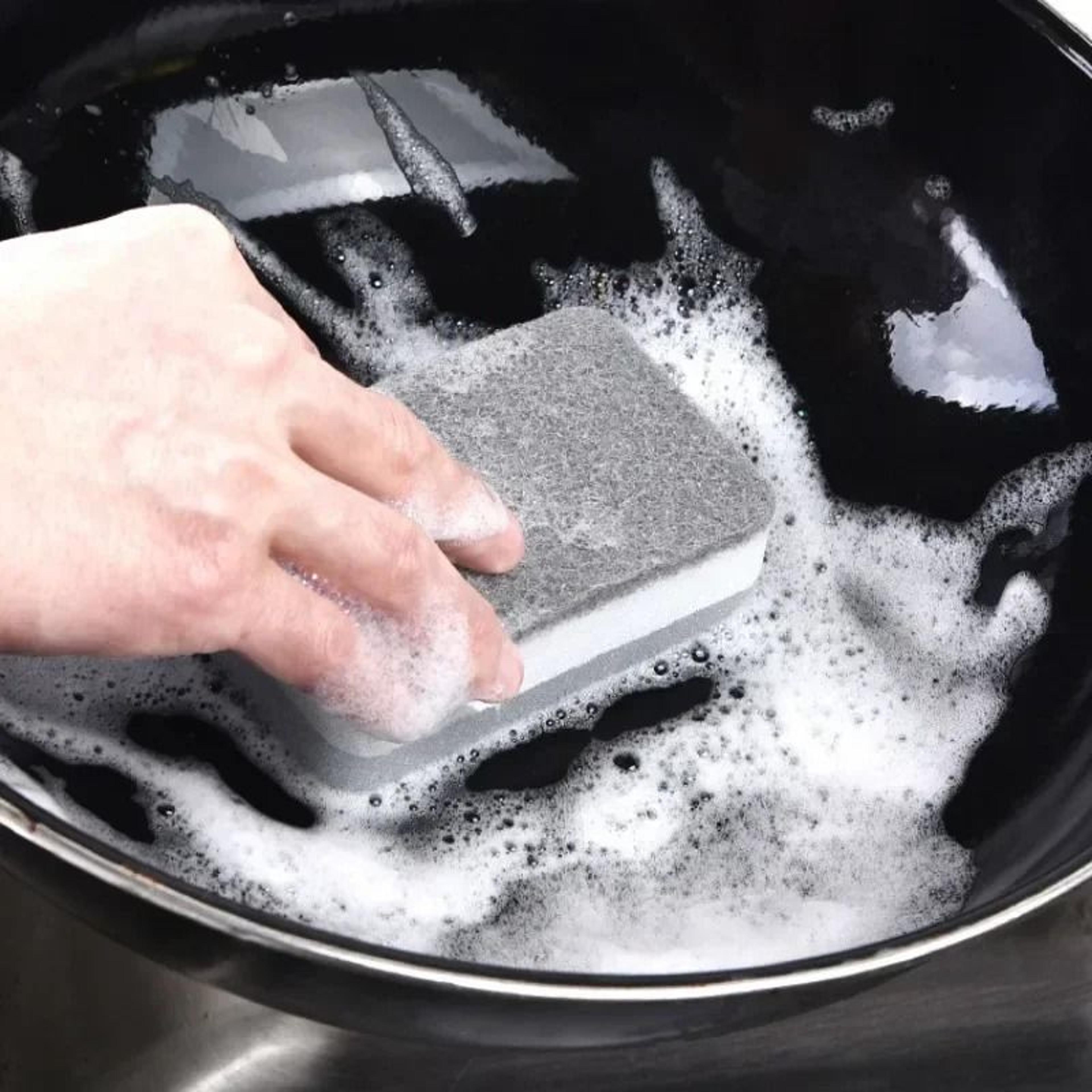 DoubleSided Absorbent Kitchen Scouring Sponges 4