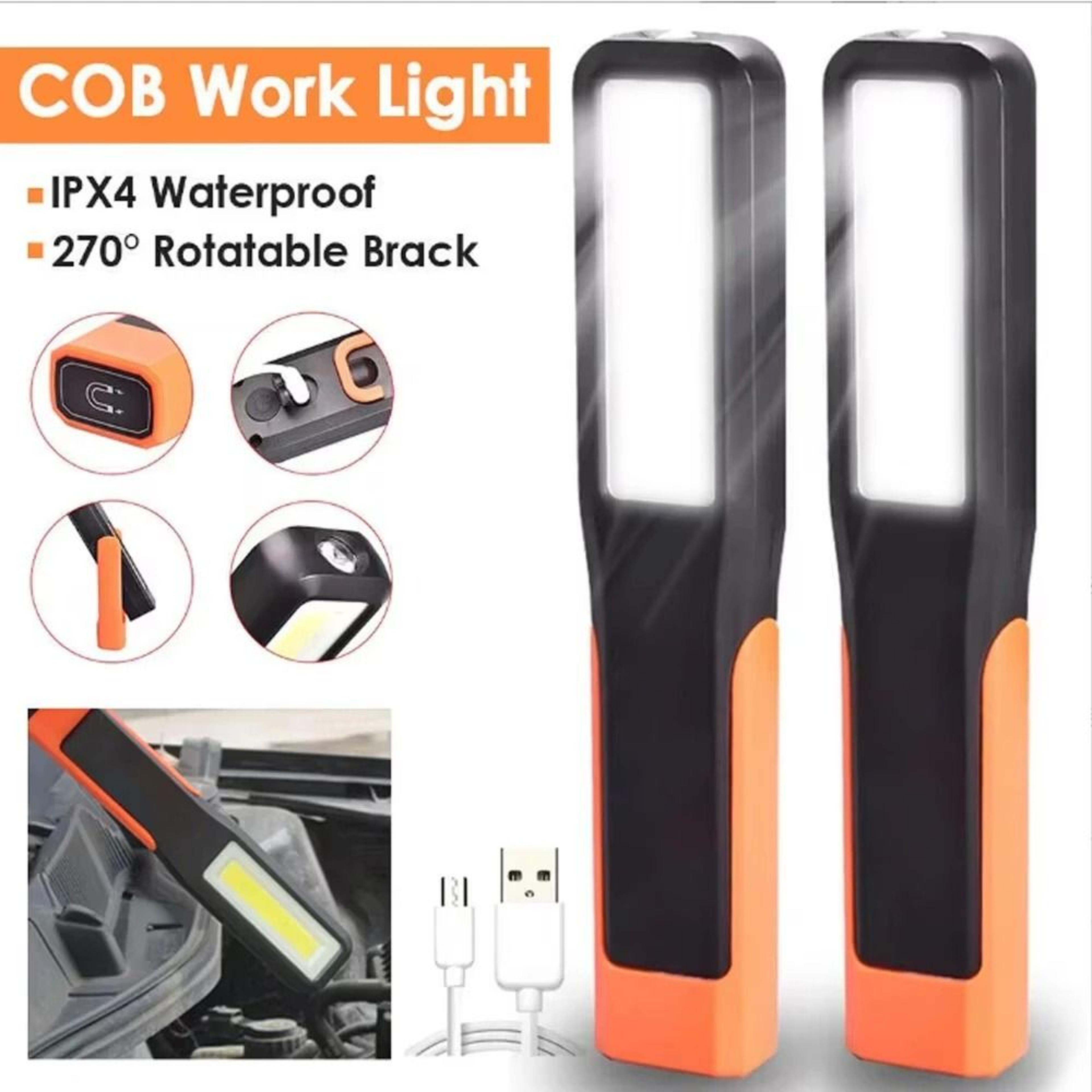 Professional Rechargeable COB LED Work Light With Magnetic Base 0