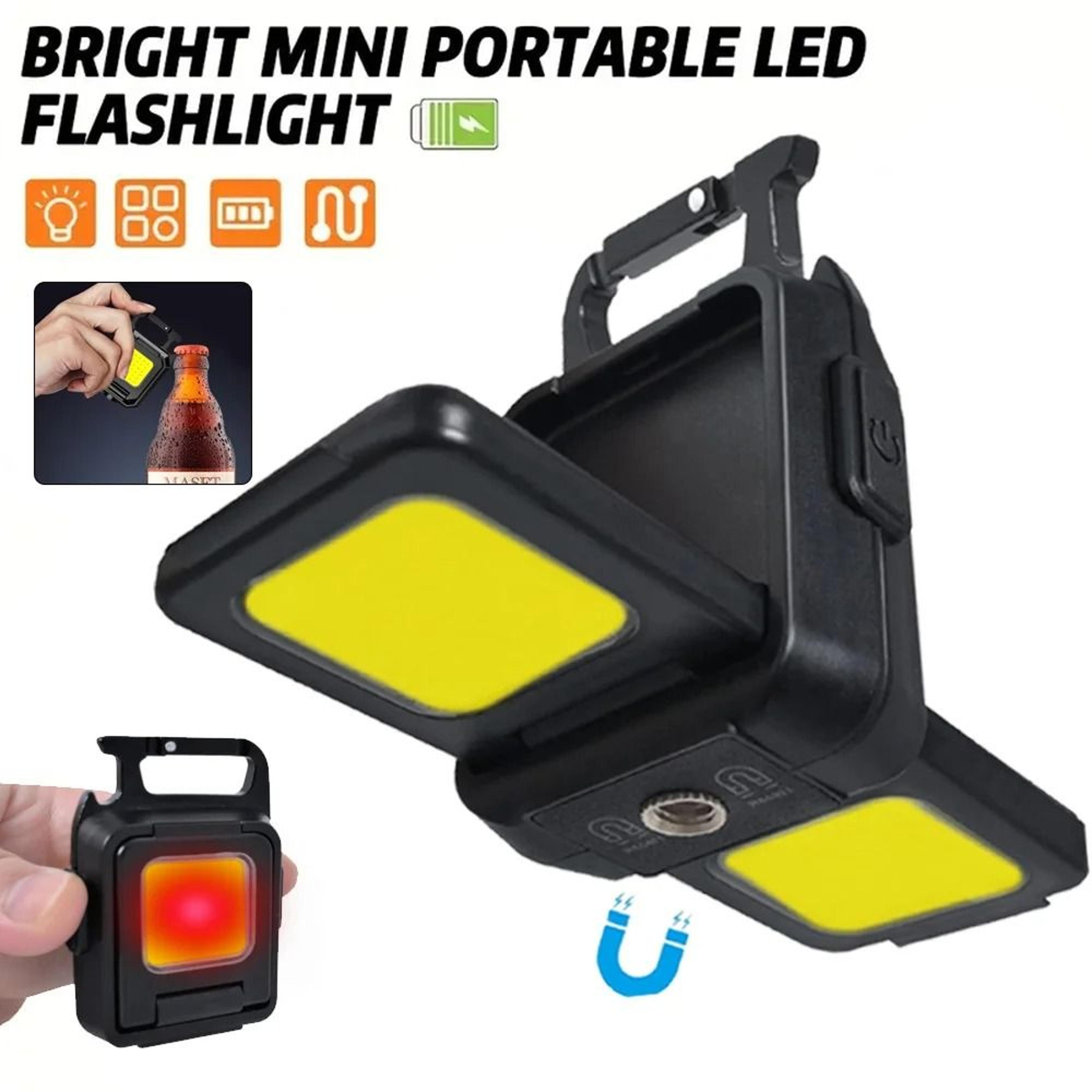 MultiFunctional Rechargeable COB Keychain Work Light 0