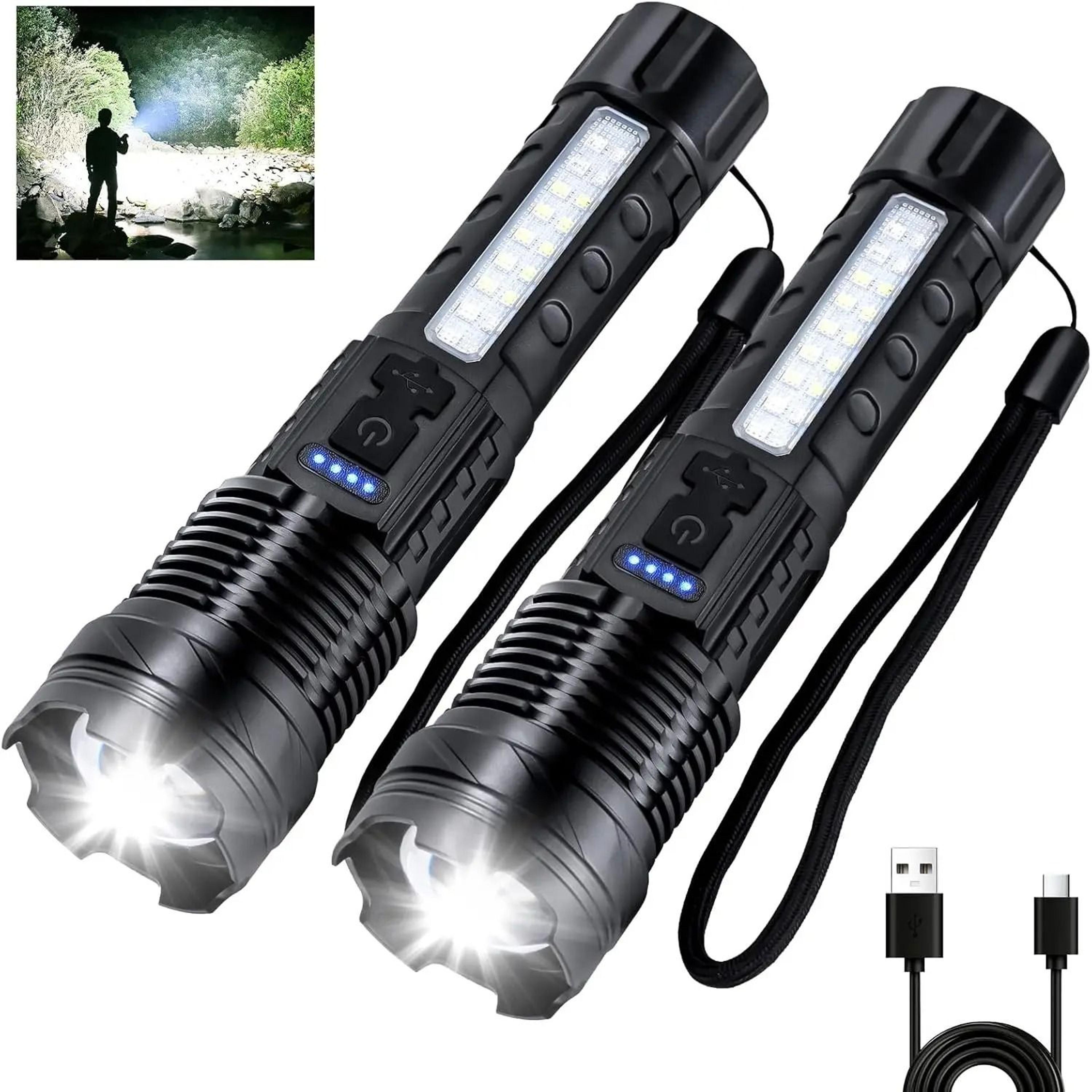 Professional HighLumen XHP50 Tactical Zoomable Flashlight 0