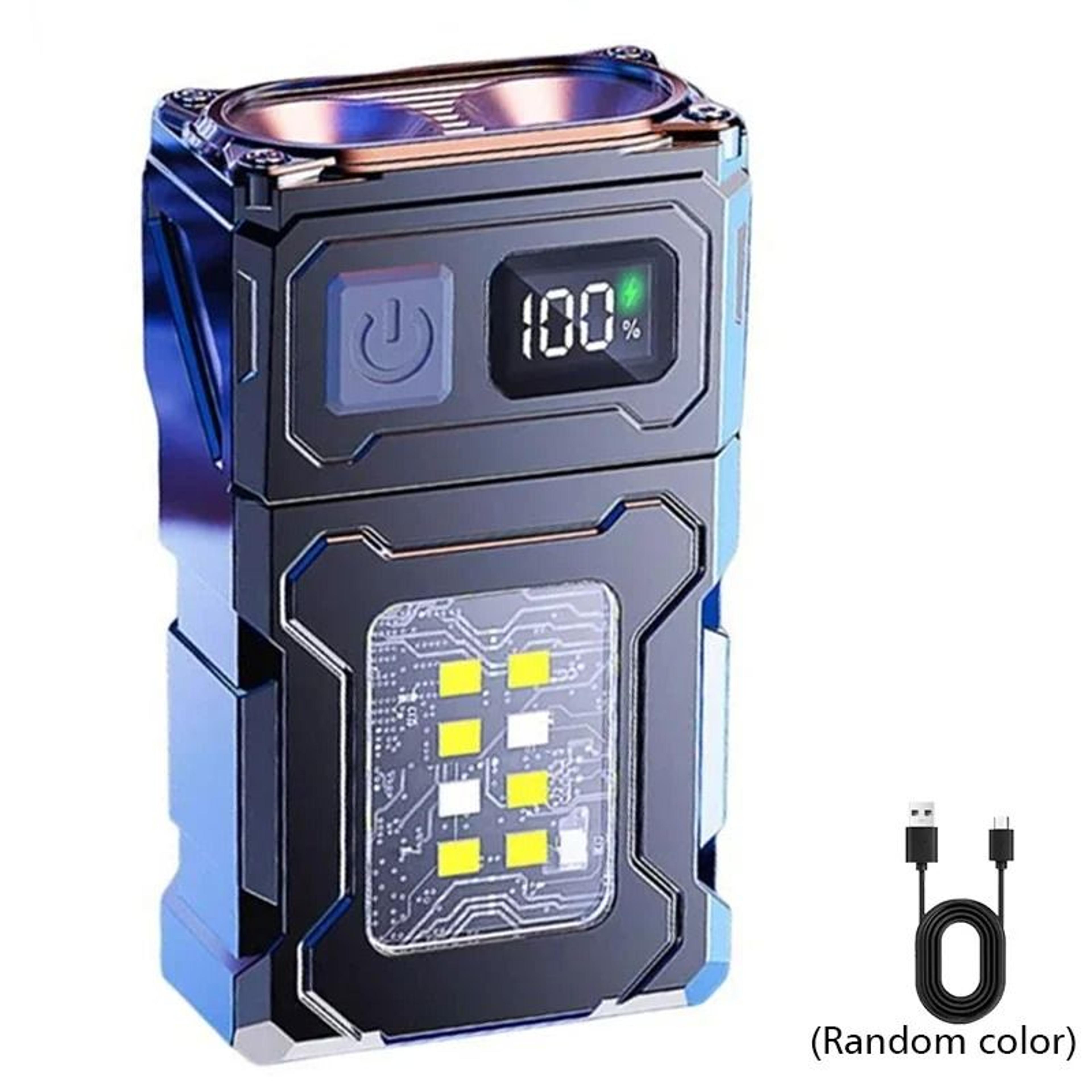 Mini 180 Rotatable Rechargeable EDC Work Light With RedWhite LEDs 6