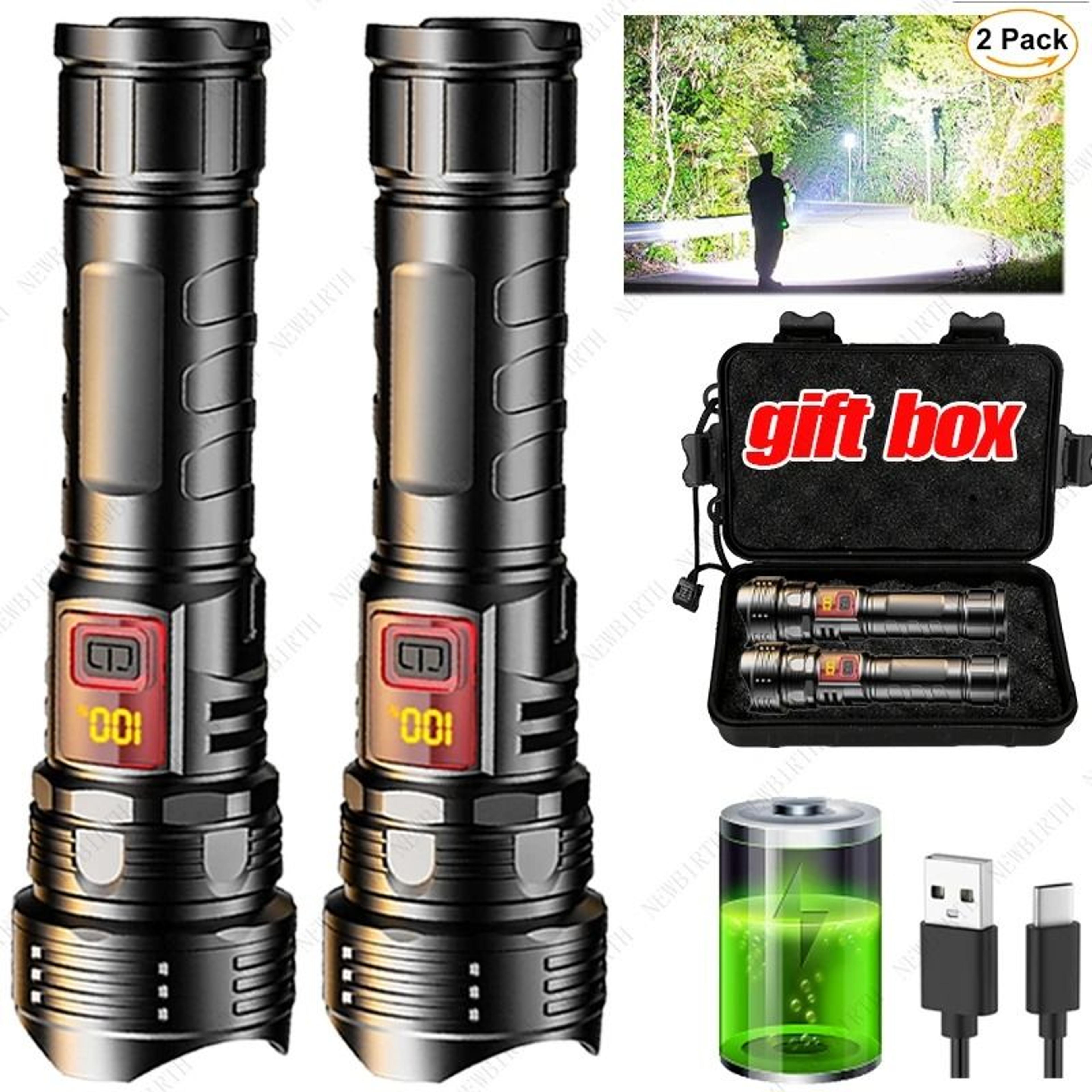 HighPower Rechargeable Telescopic Zoom Tactical Flashlight 0