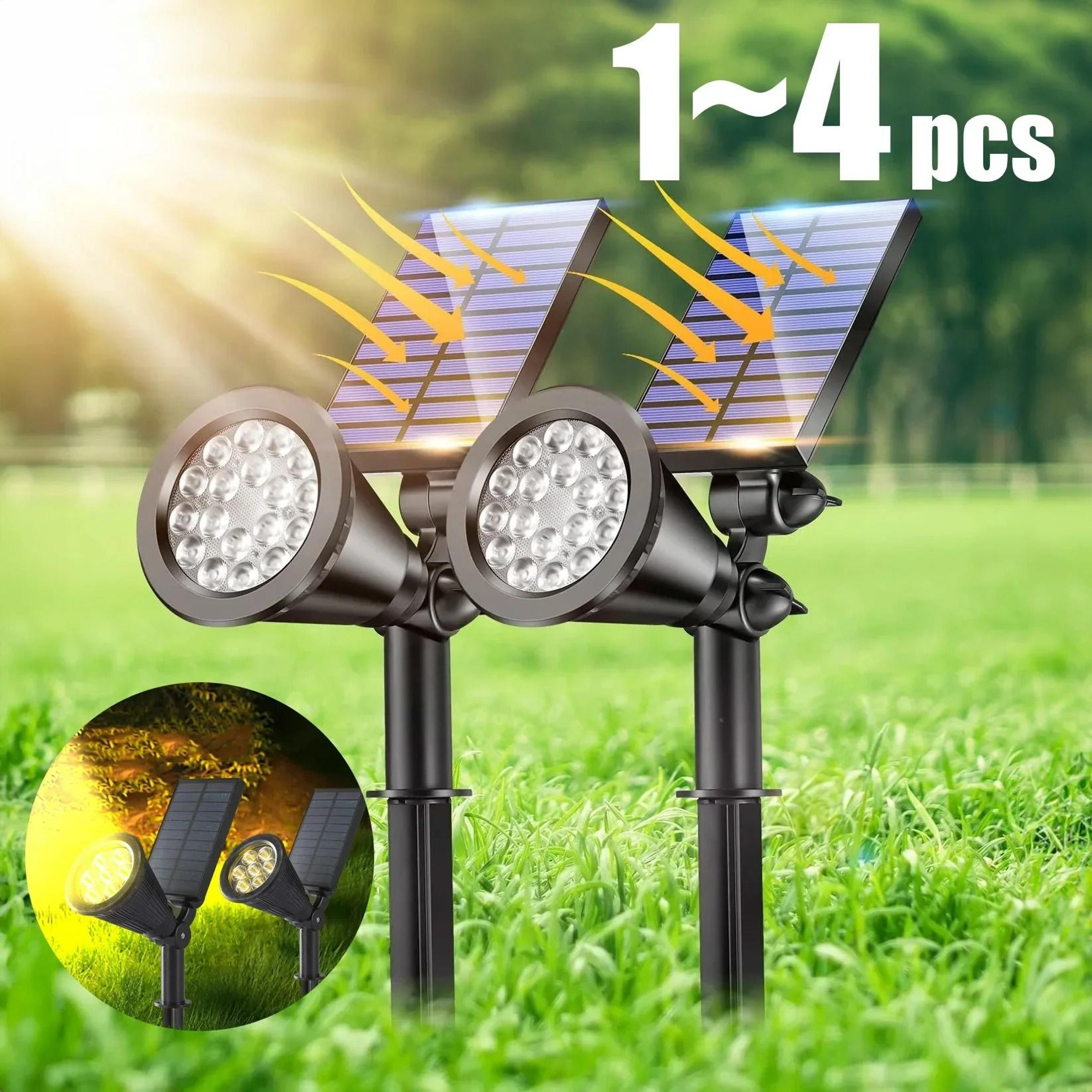 MultiColor Outdoor RGB Solar Spotlights 0
