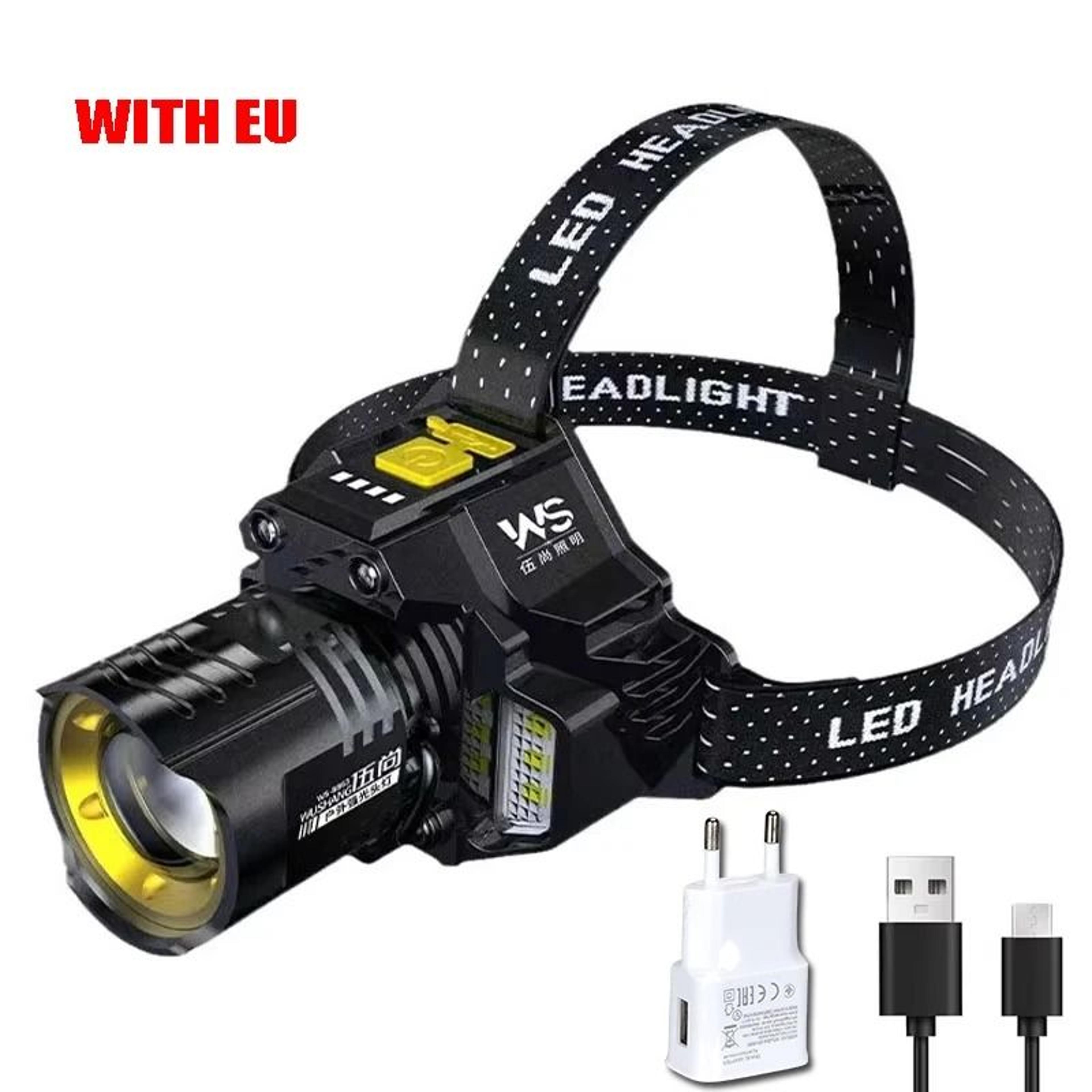 Rechargeable Telescopic Zoom LED Headlamp 6