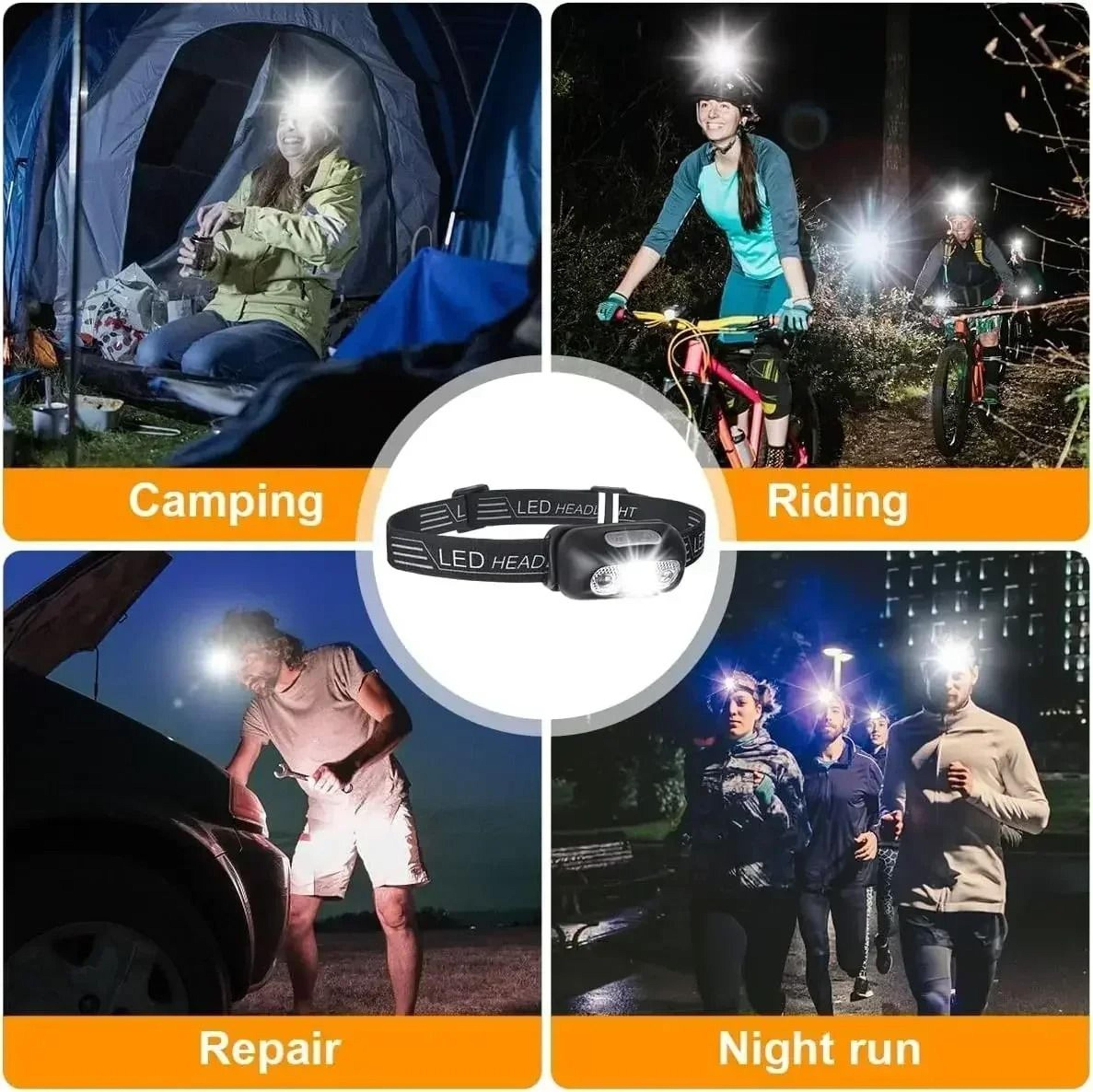 500 Lumen Motion Sensor Rechargeable LED Headlamp 5