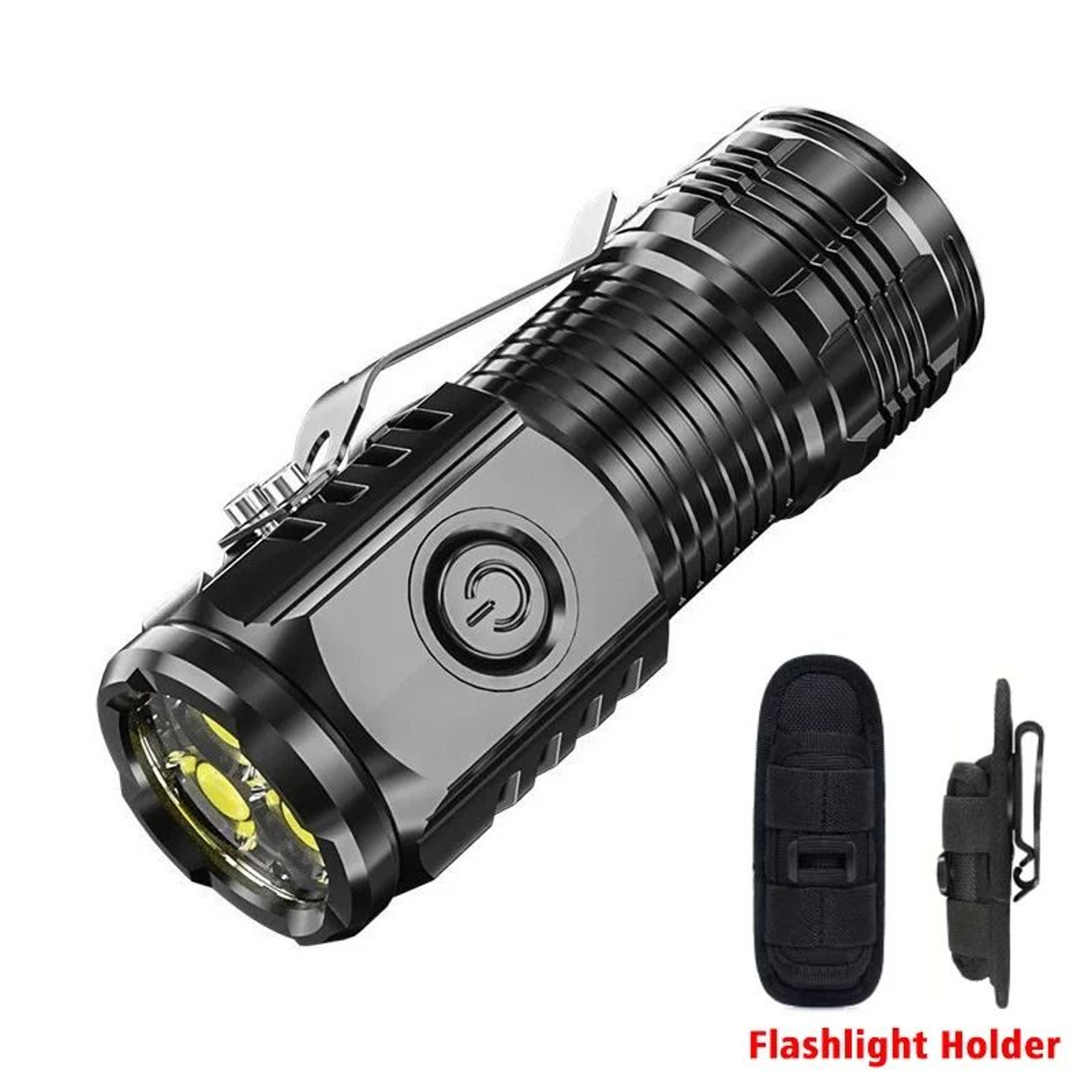3 SST20 LED HighOutput Rechargeable Mini EDC Flashlight 8