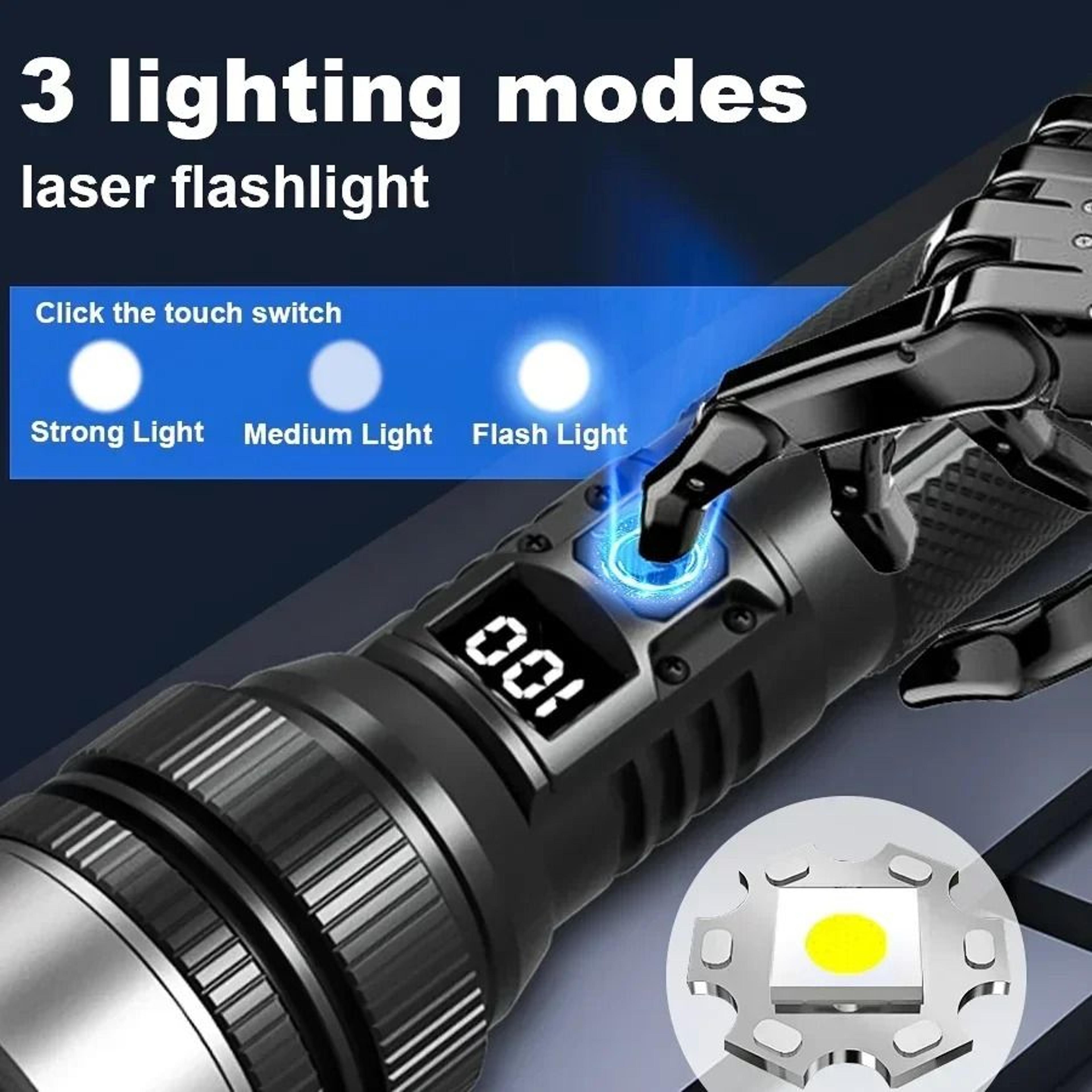 UltraBright Compact Rechargeable Outdoor Flashlight 1