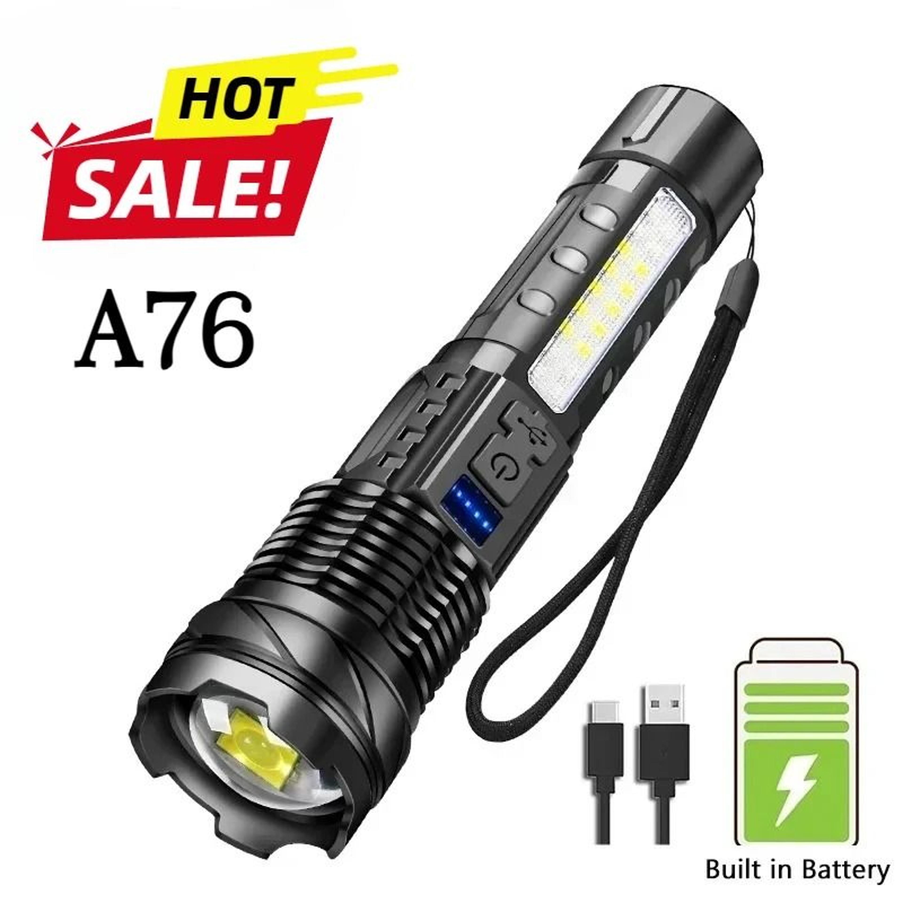 UltraBright Compact Rechargeable Outdoor Flashlight 7