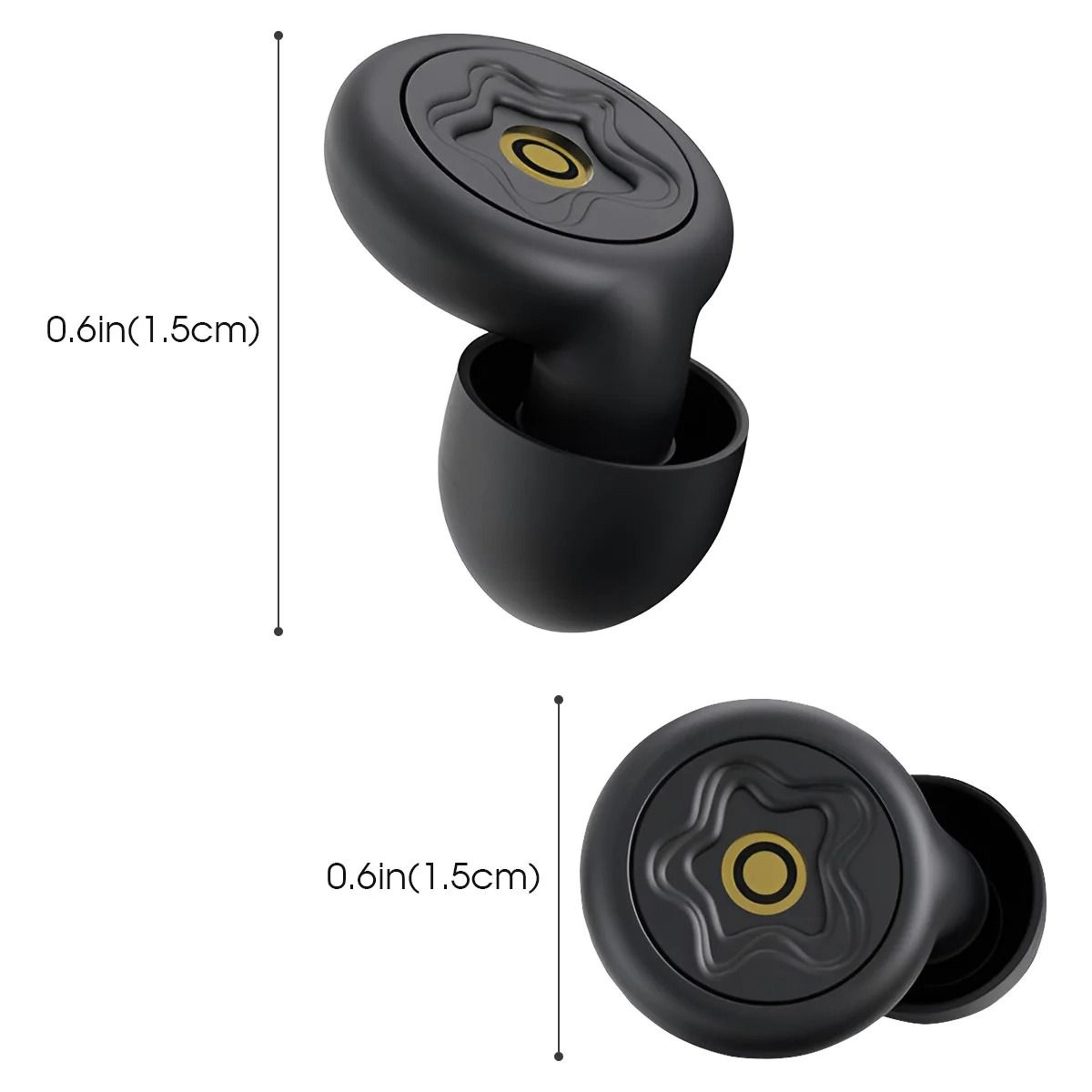 Soft Reusable Silicone Noise Reduction Earplugs Set 3