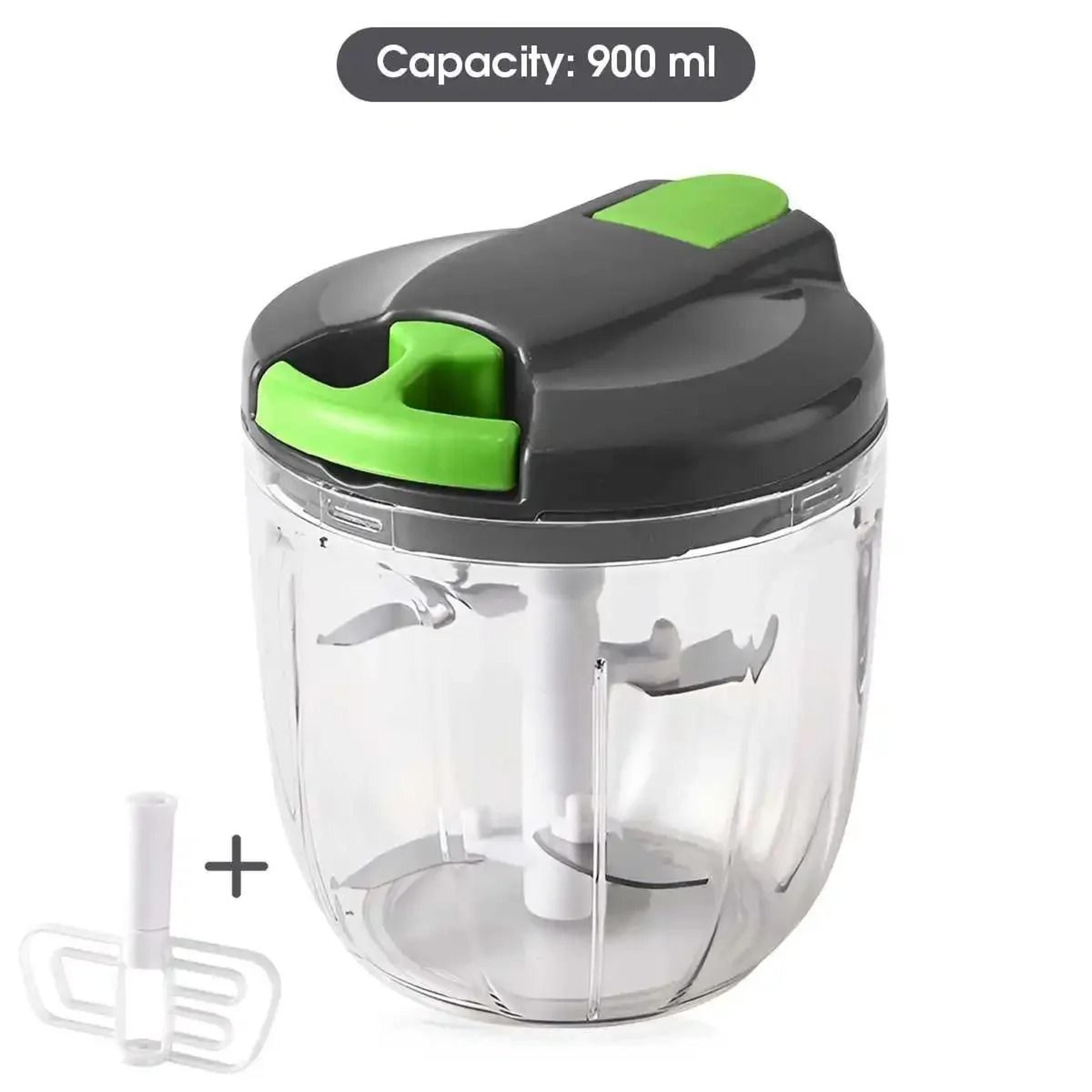 Multifunctional Manual Rotating Vegetable Onion And Garlic Chopper 7
