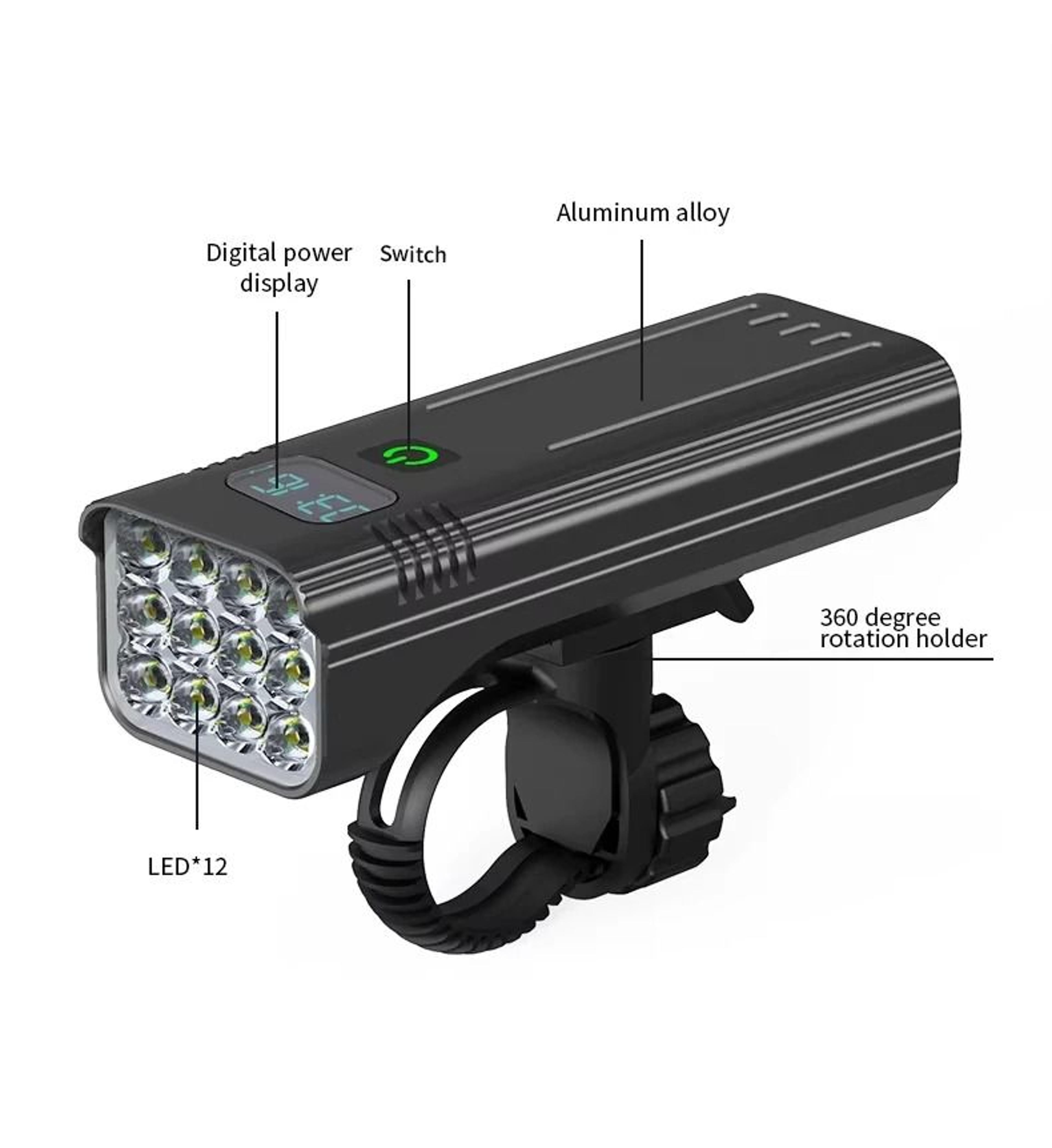 Universal QuickRelease Bicycle Headlight Bracket And Handlebar Adapter 6