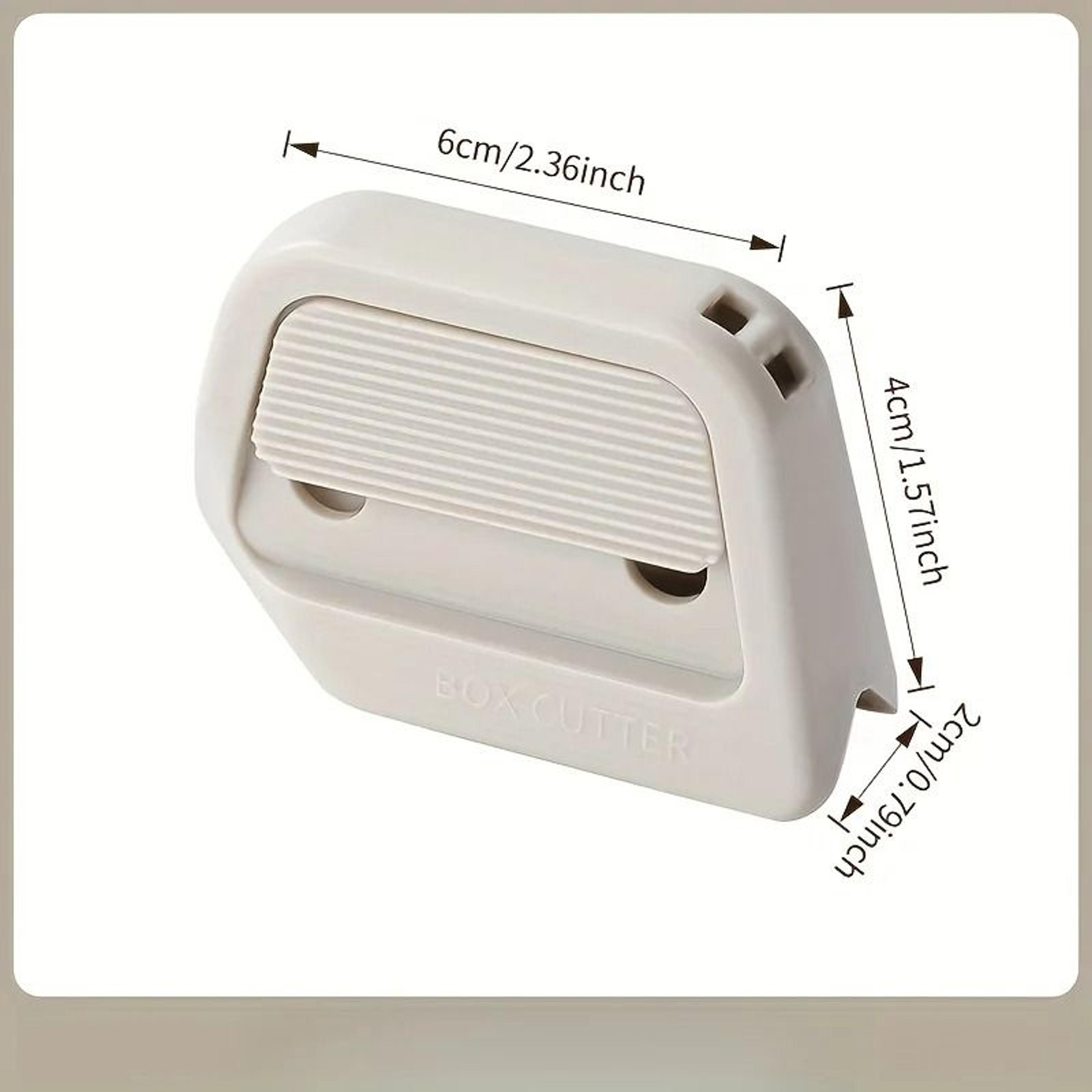 Automatic Retractable Mini Ceramic Safety Box Cutter With Magnetic Dock 3
