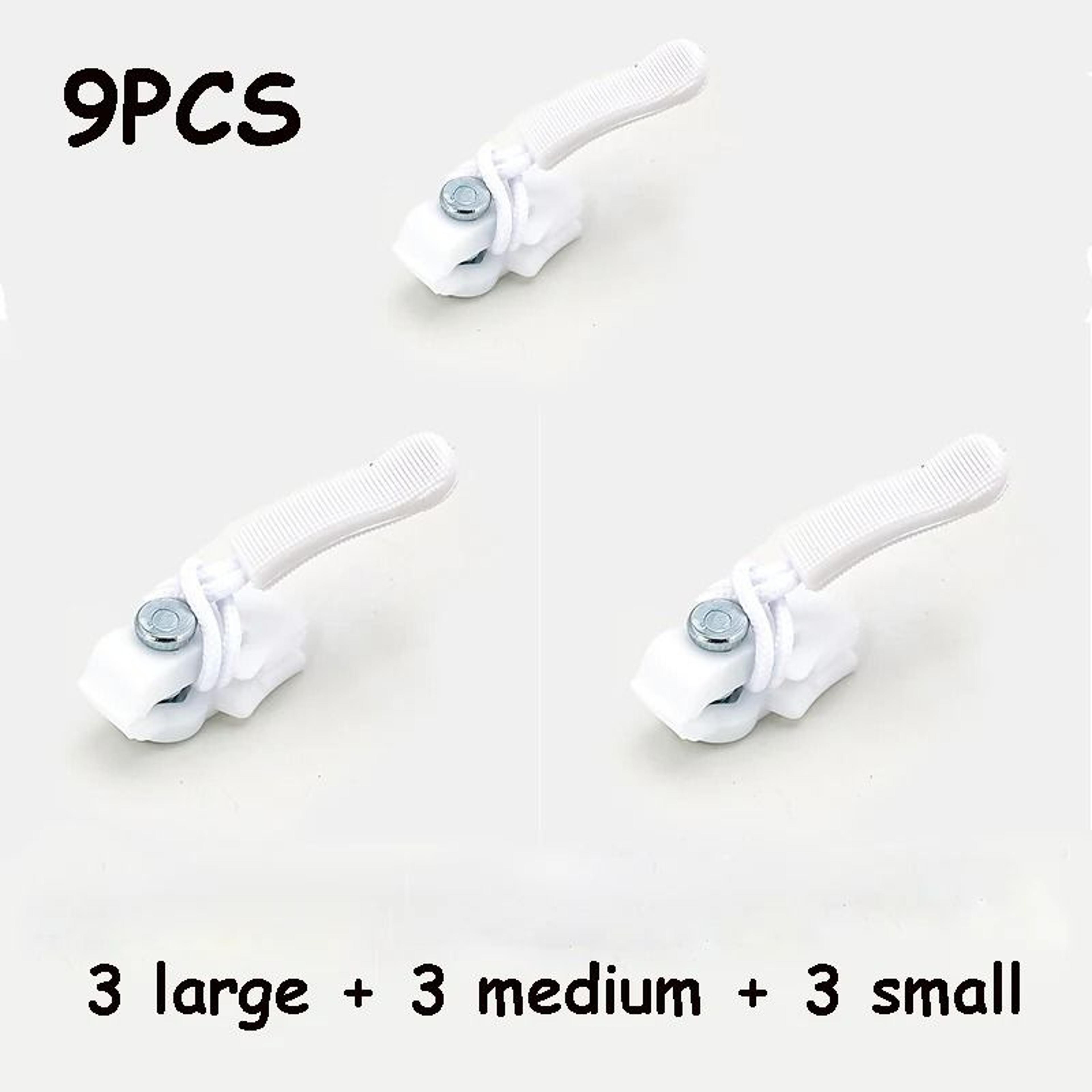Universal Detachable Instant Zipper Slider Replacement Pull Tab Kit 11