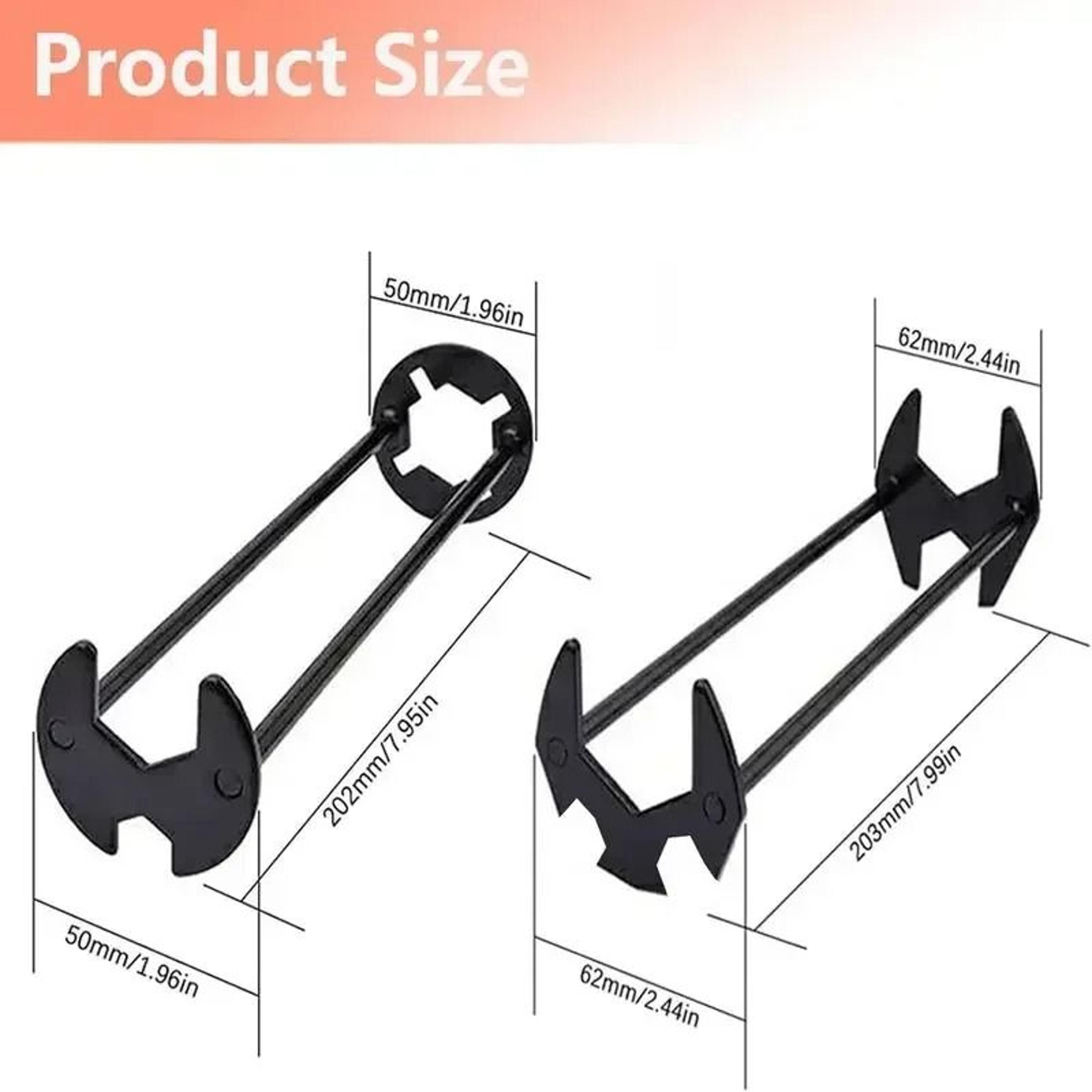 4Jaw Hex Multifunctional Basin Faucet Wrench 2