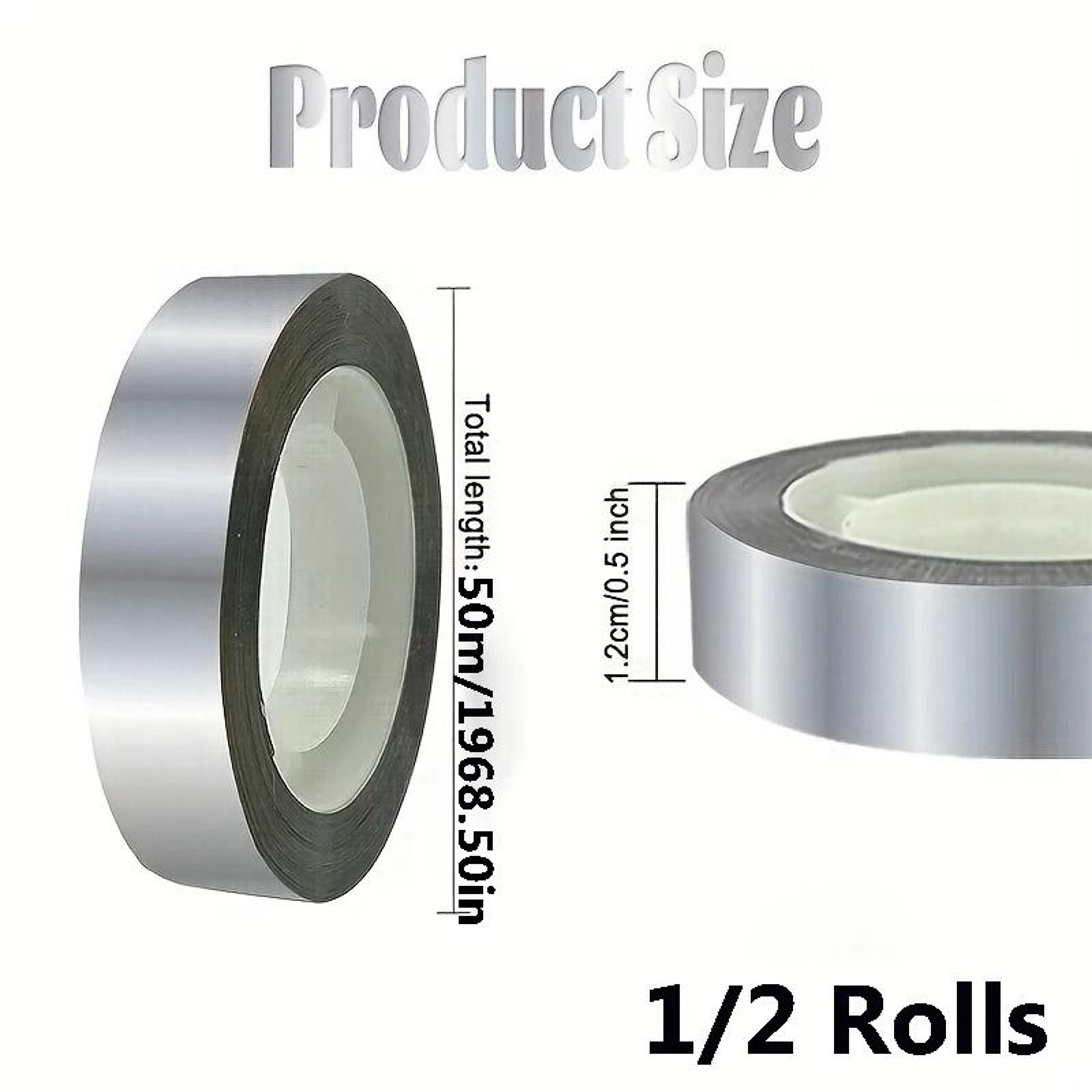 Metallic Silver Mirror Tape 1