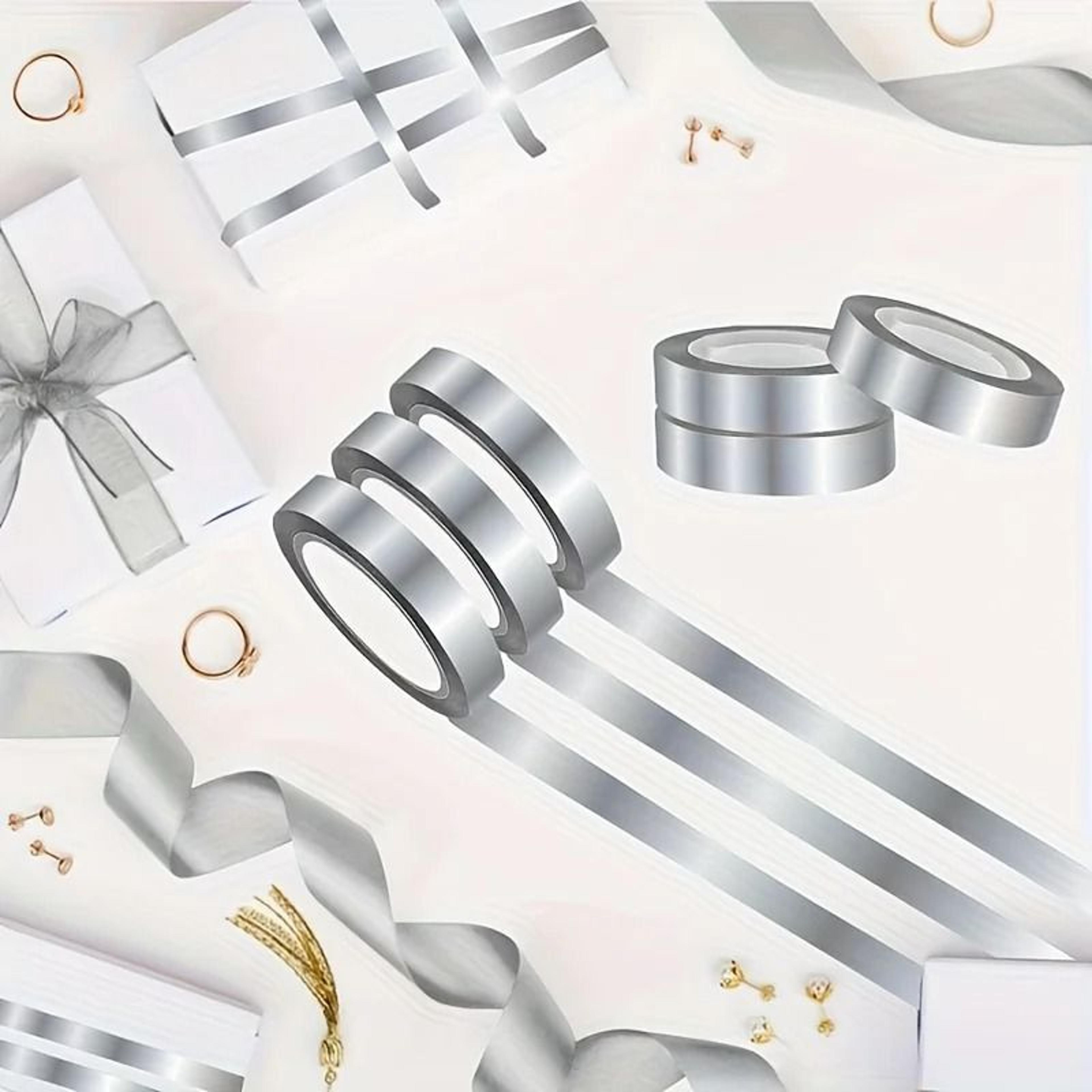 Premium Metallic Silver Mirror Decorative Tape 50 M 4