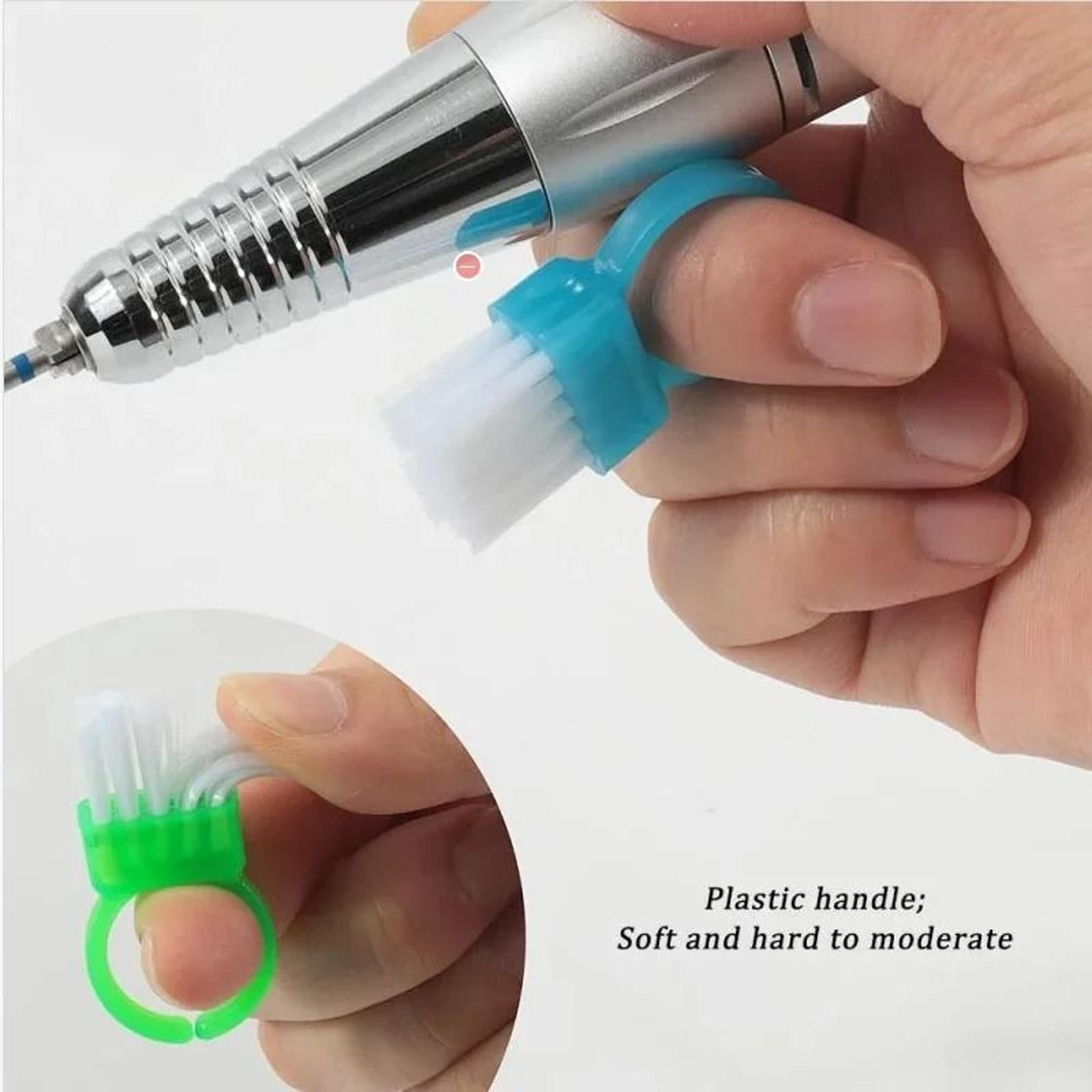 Mini Ring Nail Dust Cleaning Brush Set 3