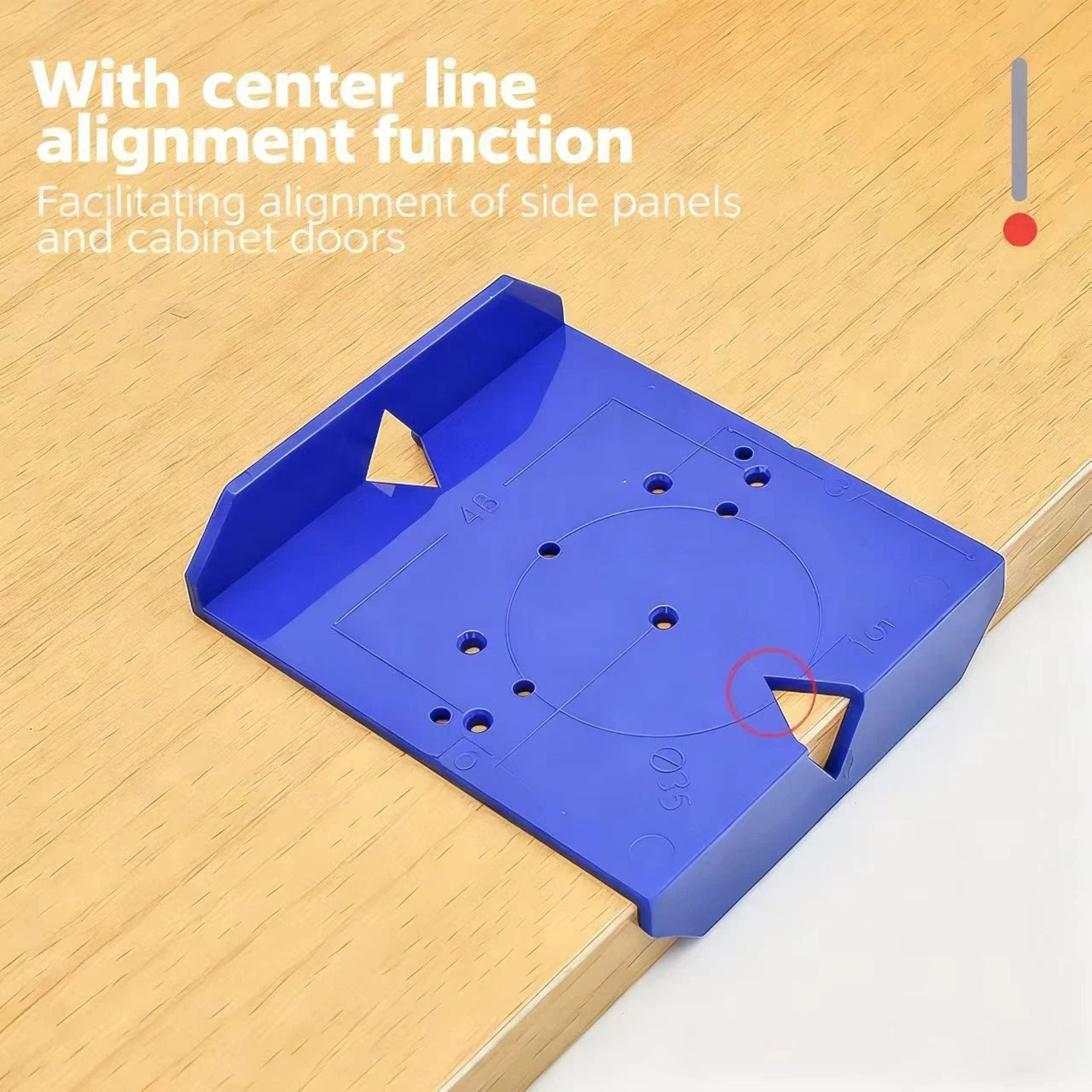 35mm Mini Concealed Cabinet Hinge Drilling Locator Jig 1