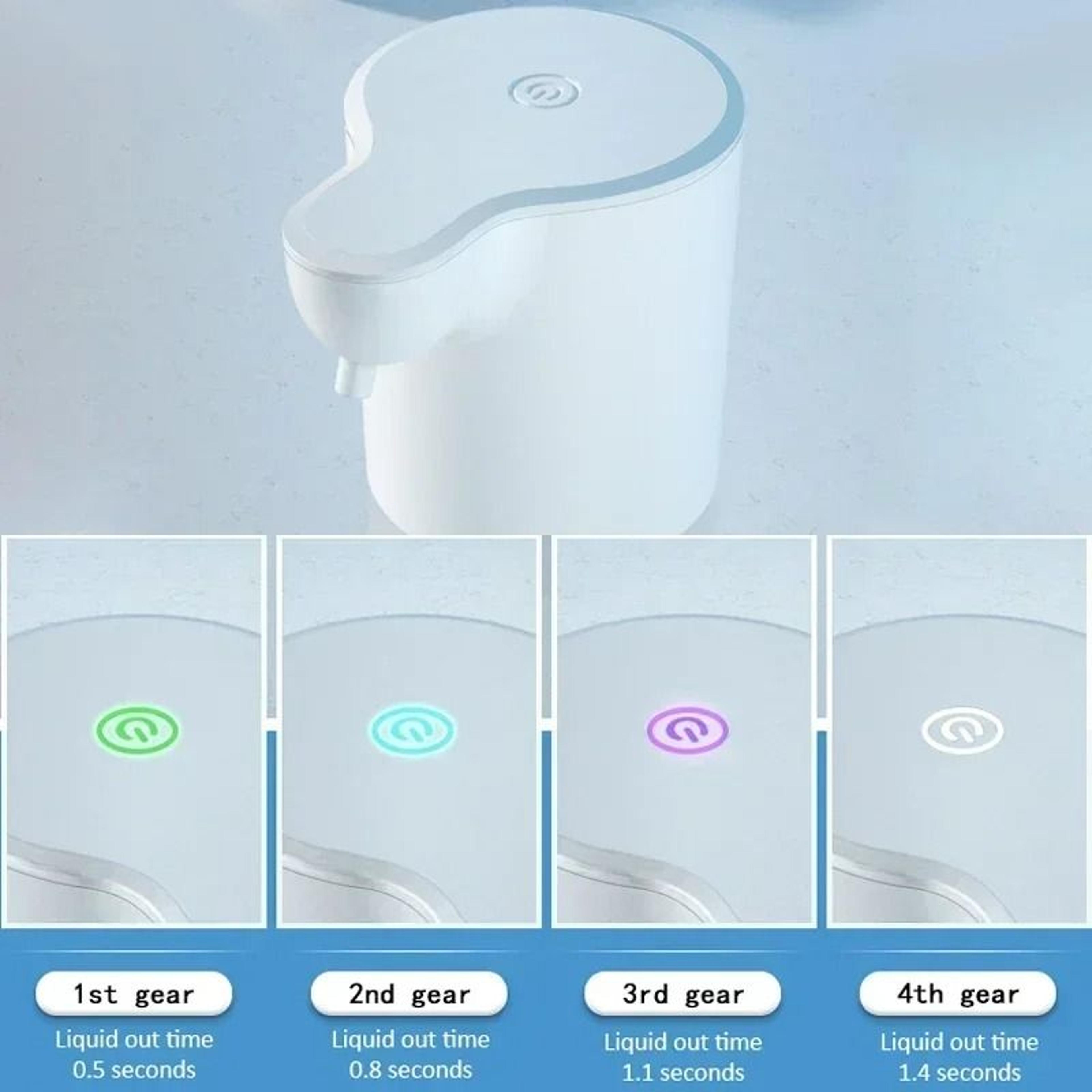 350ML Automatic Touchless USB Rechargeable Foam Soap Dispenser 4
