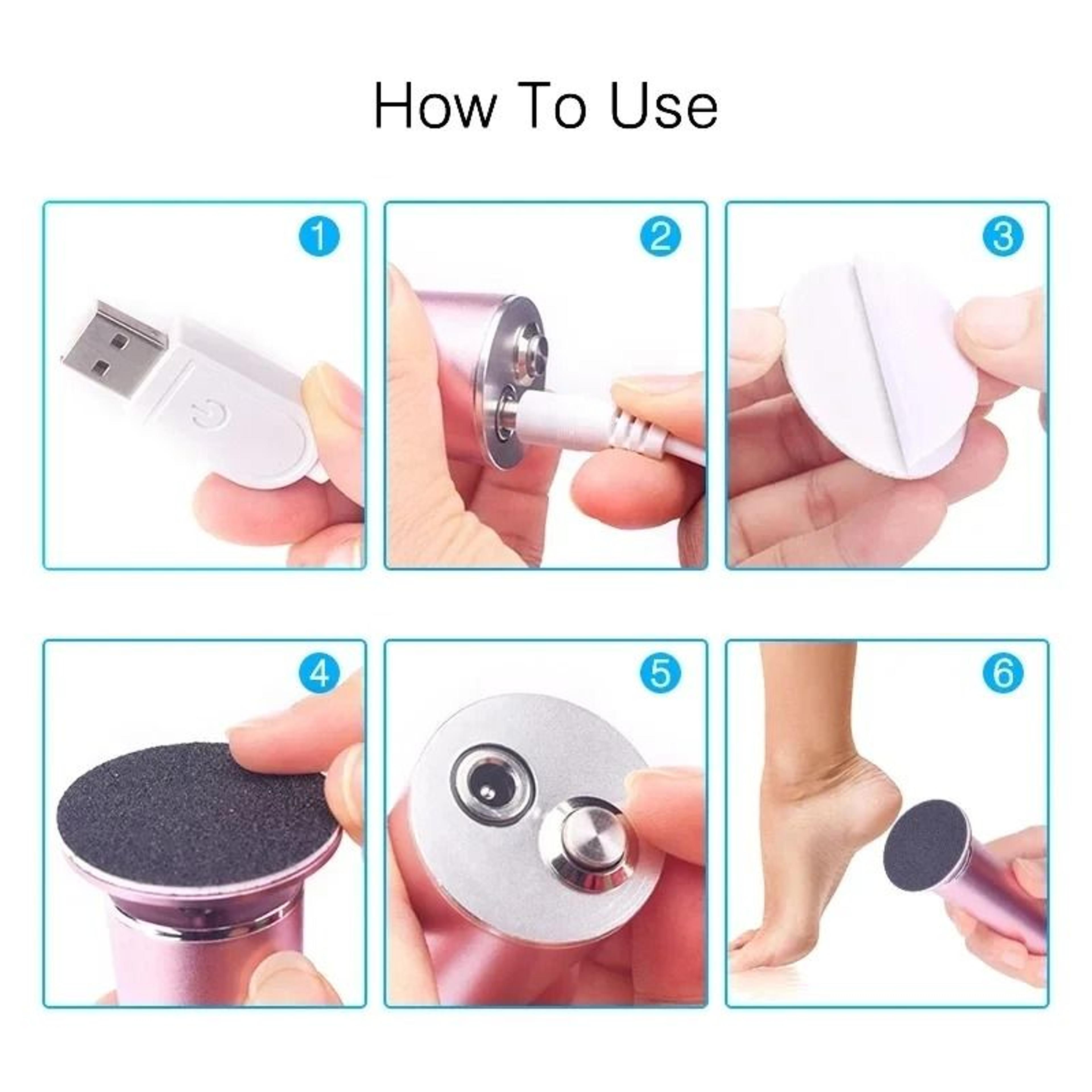 Professional Electric Pedicure Grinder  MultiDisc Foot Sandpaper File 2