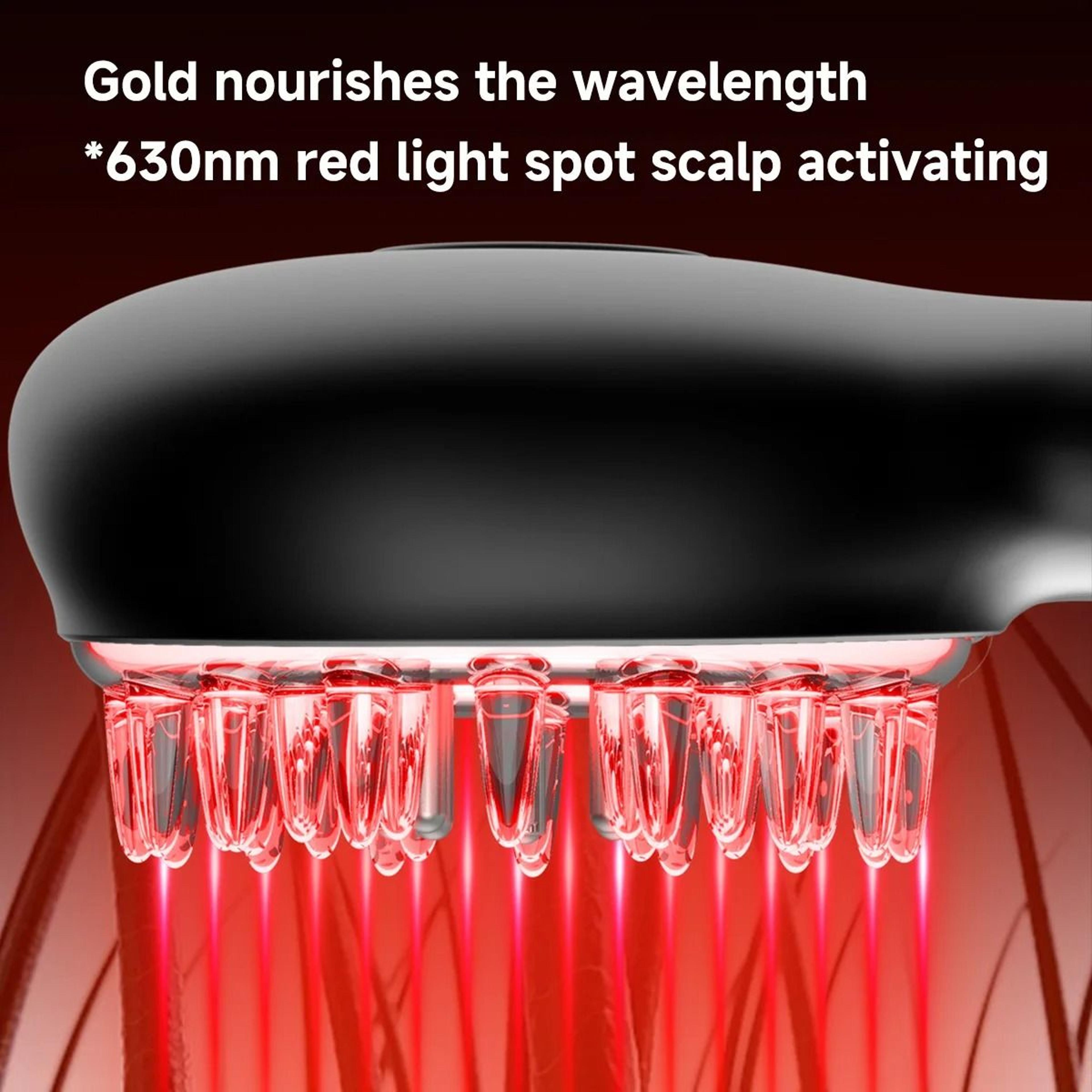 DOCO EMS Electric Scalp Massage  Red Light Therapy Hair Growth Comb 2