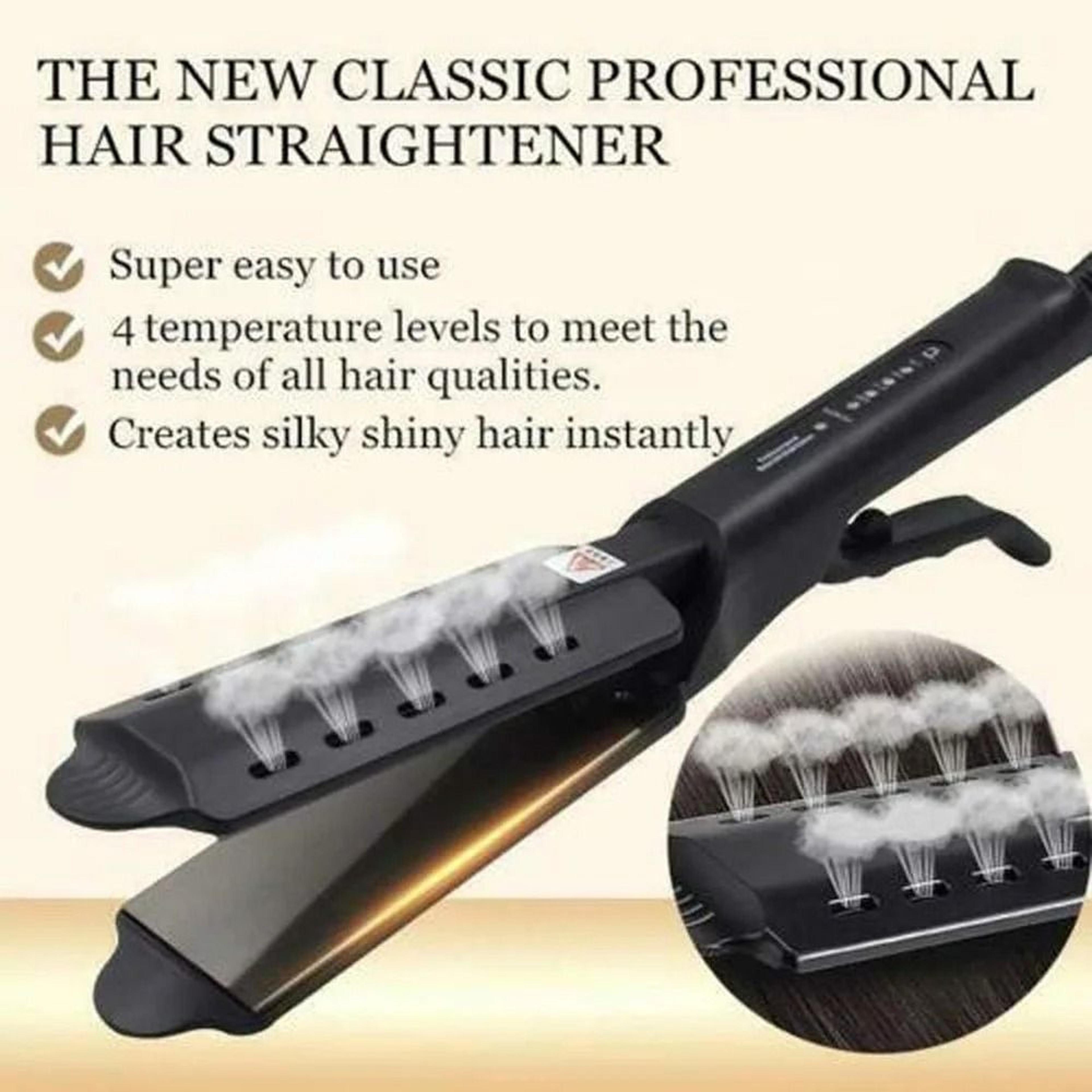 2-in-1 curling & straightening constant temperature styling iron