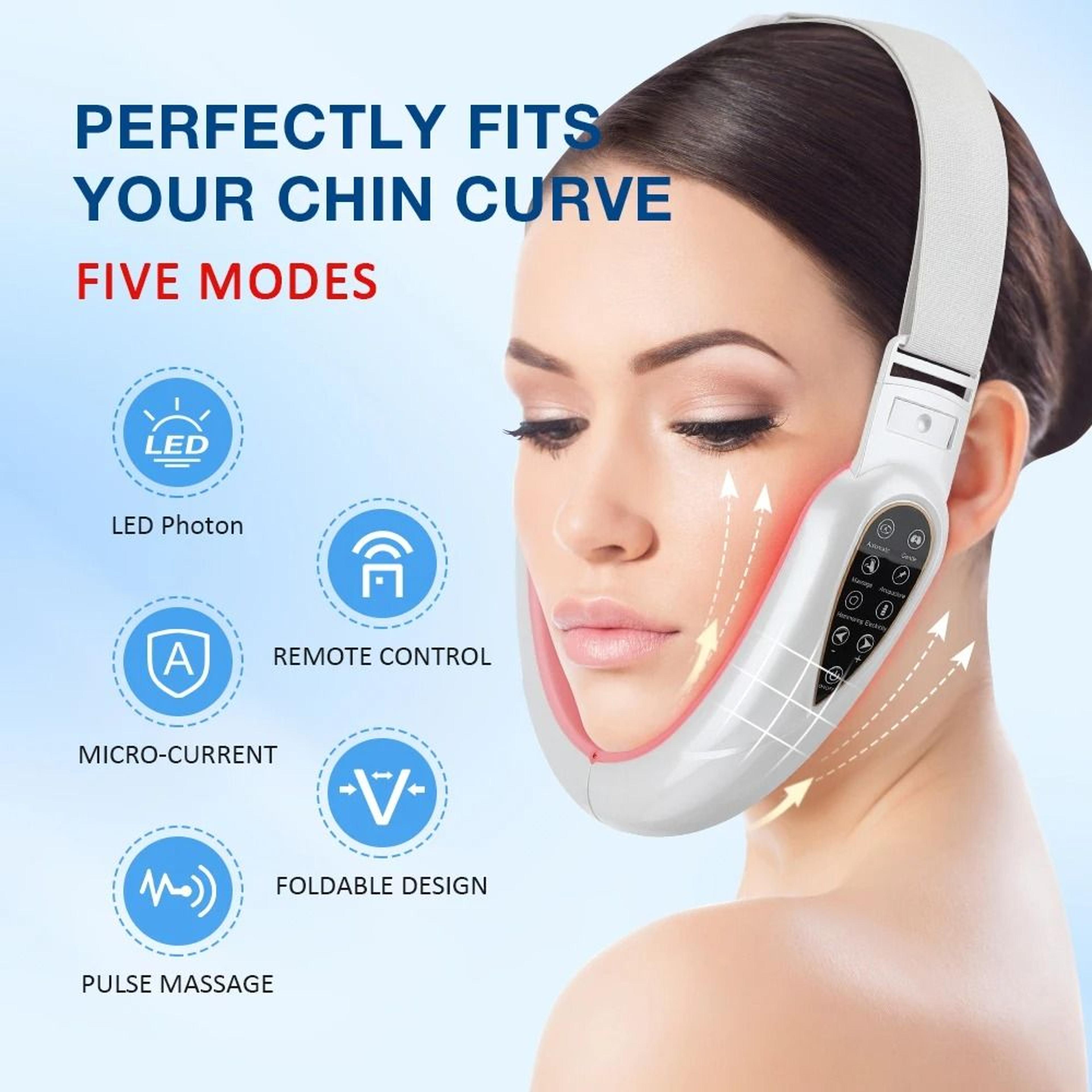 Facial VLifting Massager  LED Photon Therapy Belt 2