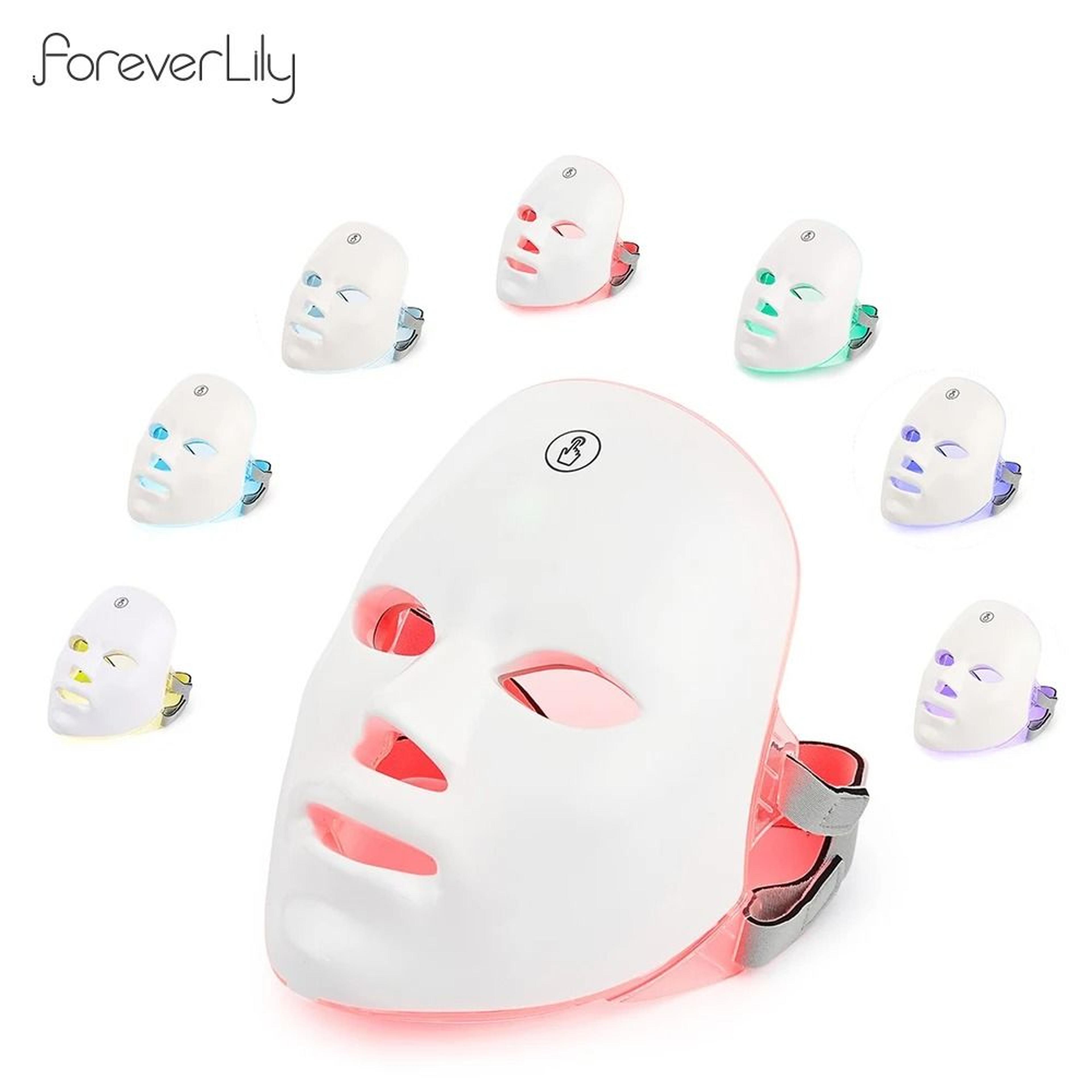 7-color led photon facial mask & wireless skin rejuvenation system