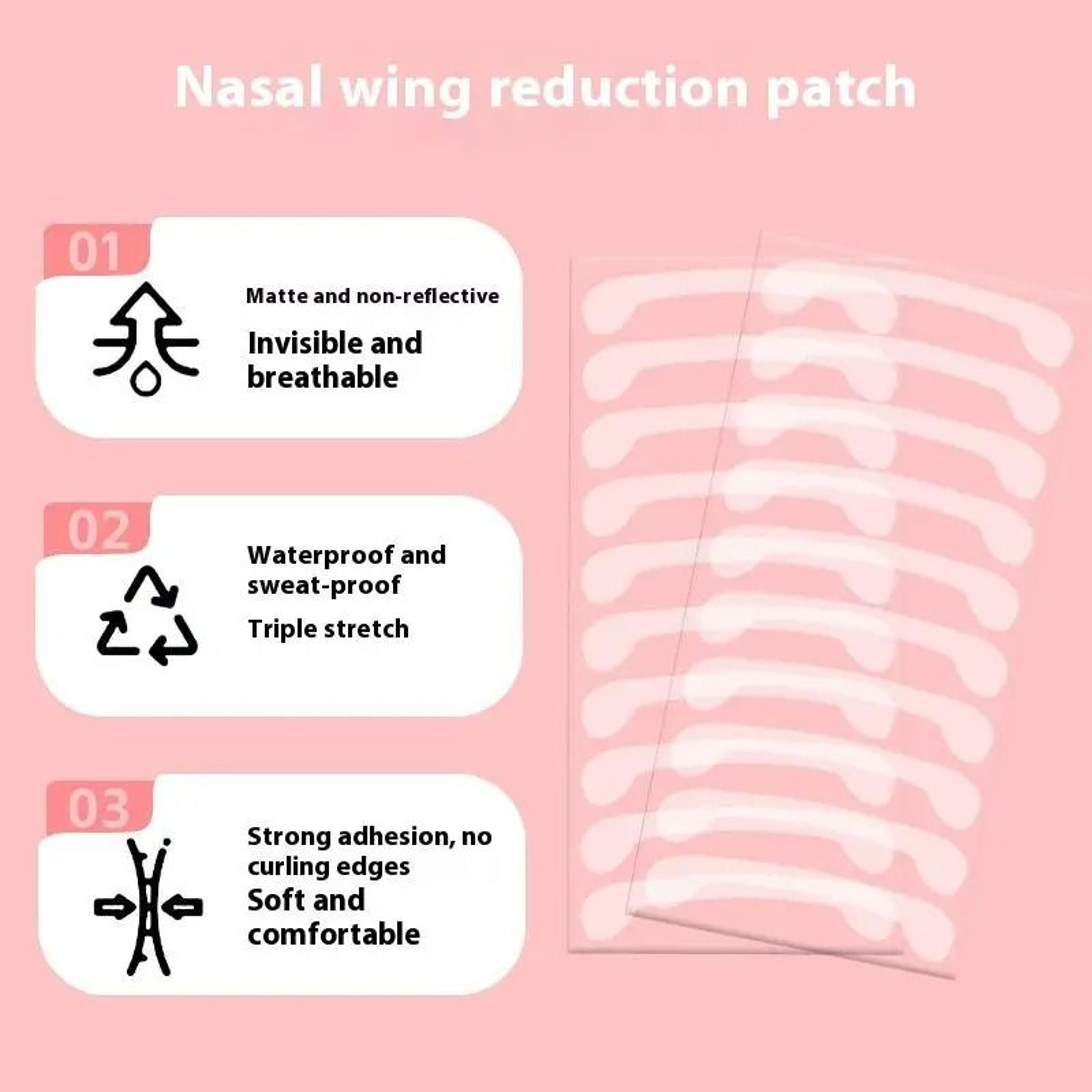 Invisible Nose Wing Shrinking Patch  Complexion Contouring Sticker Set 4