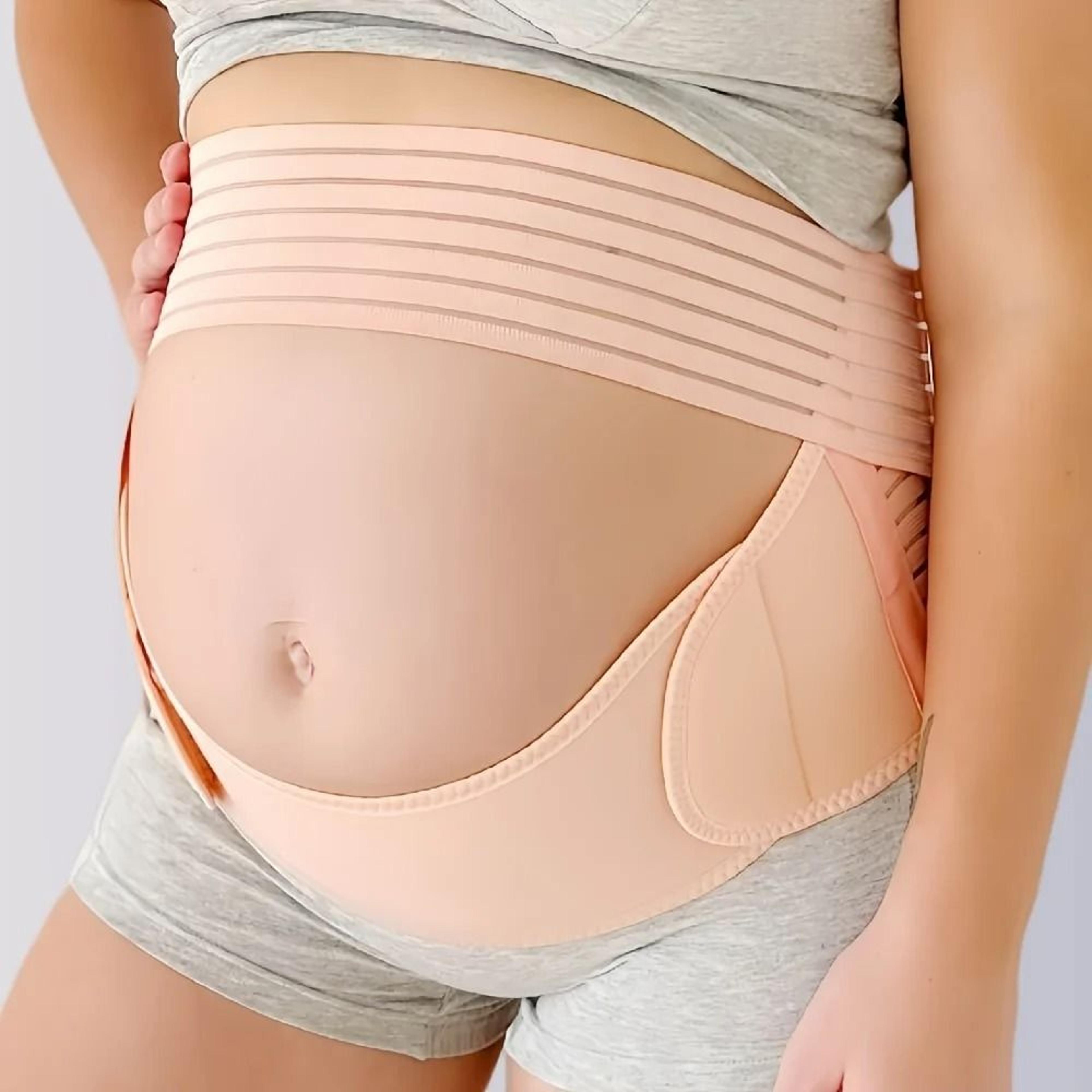 adjustable maternity support belly band & pregnancy back brace