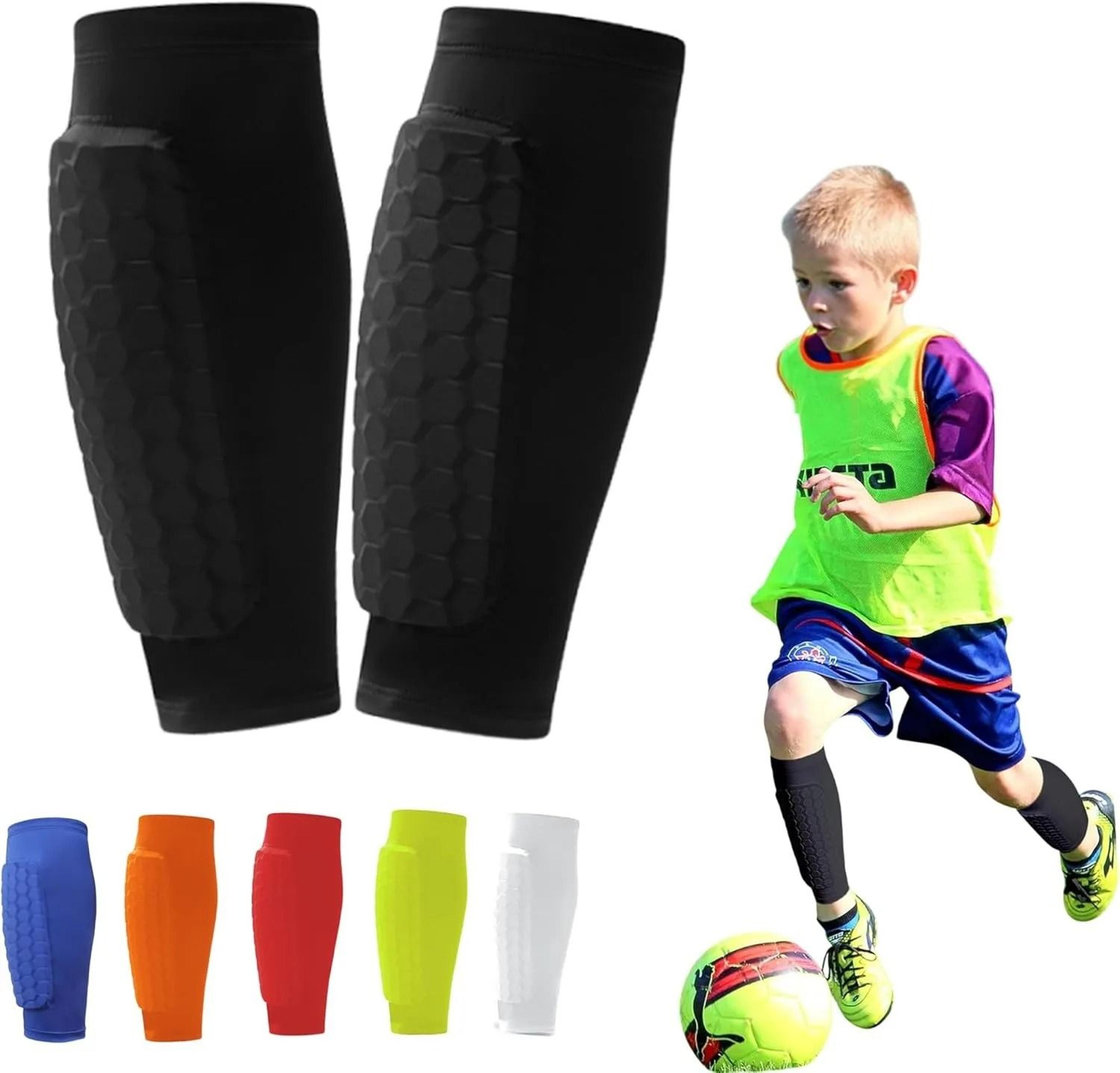 sports soccer shin guards & honeycomb calf compression sleeve