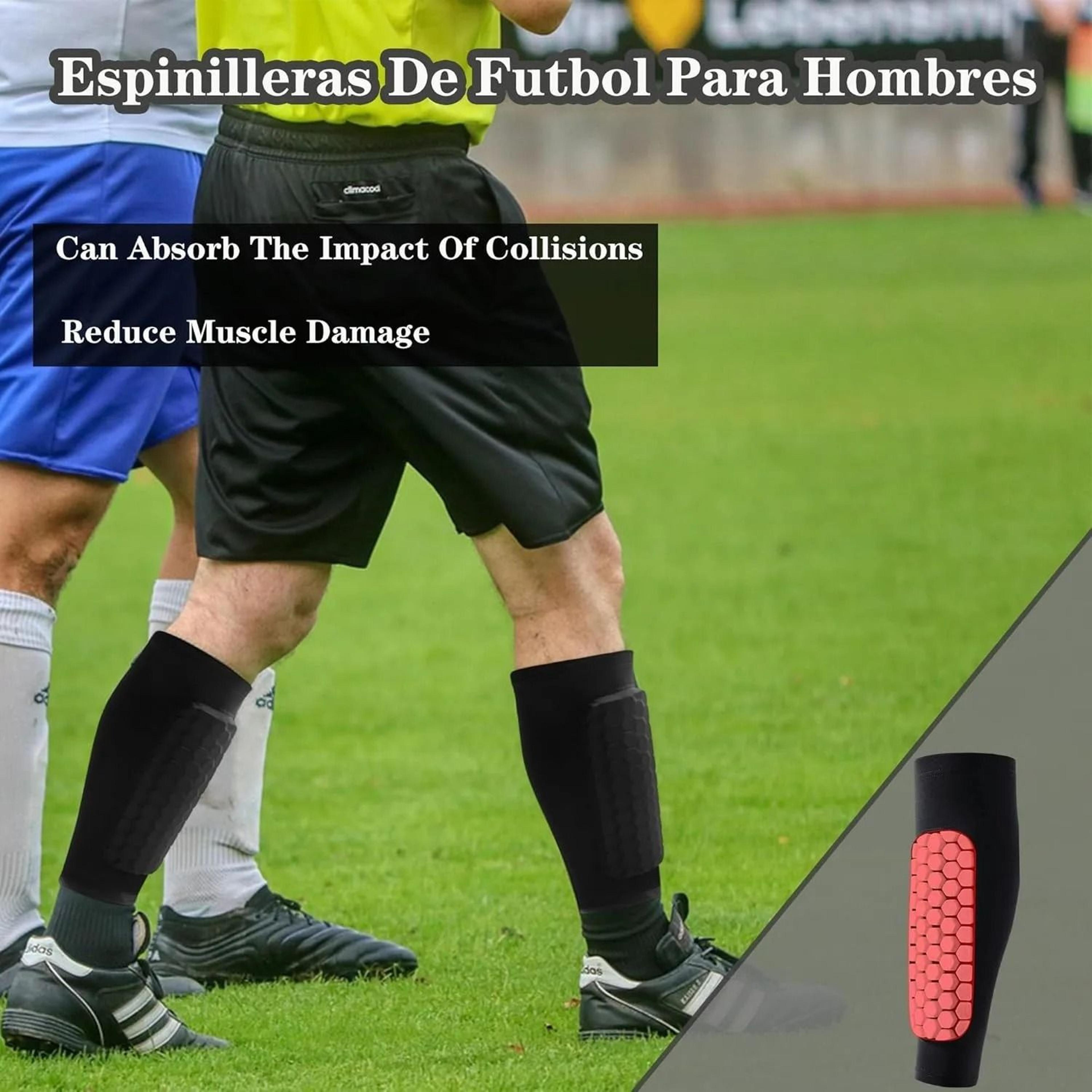 Sports Soccer Shin Guards  Honeycomb Calf Compression Sleeve 3