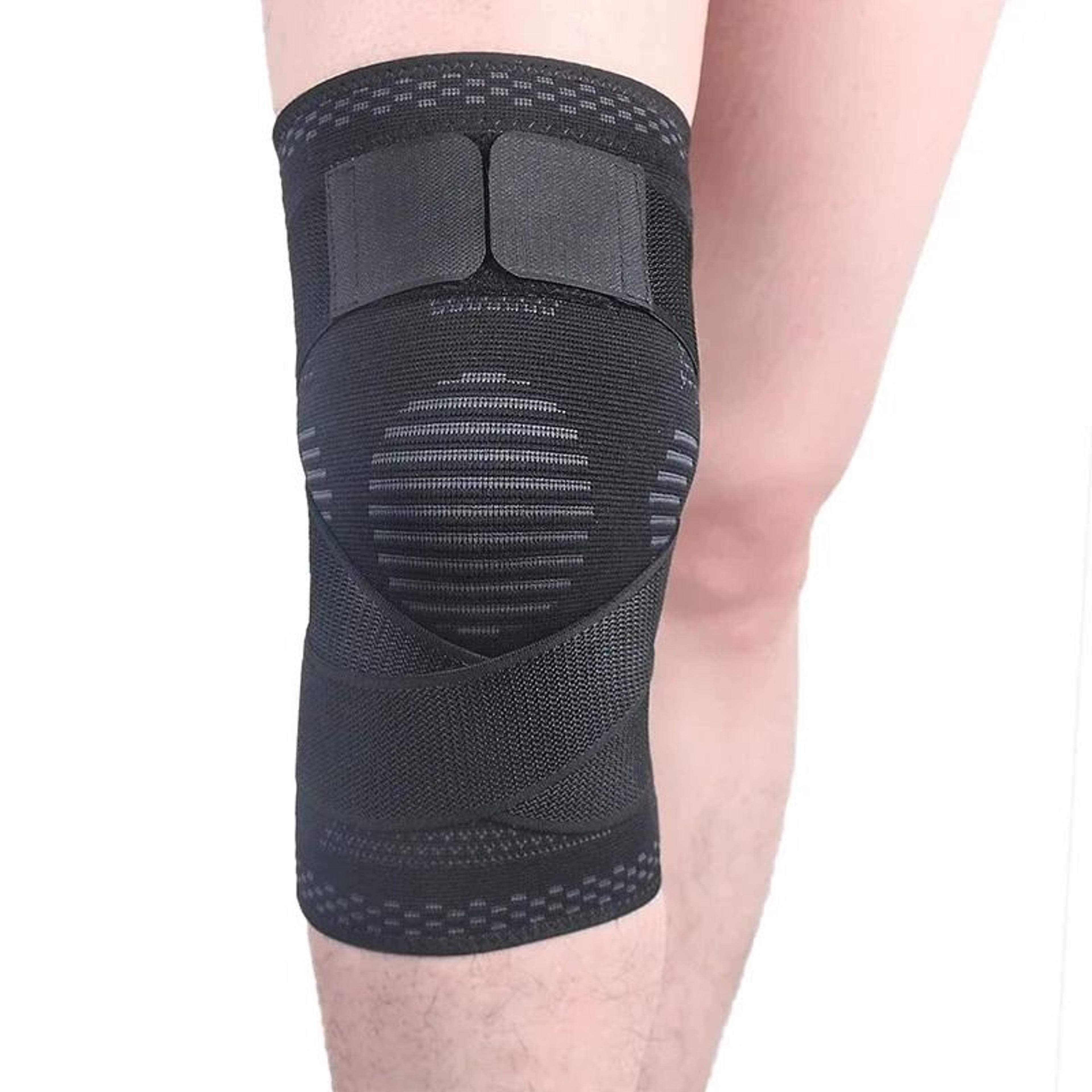 Compression Knee Sleeve With Adjustable Bandage Support 5