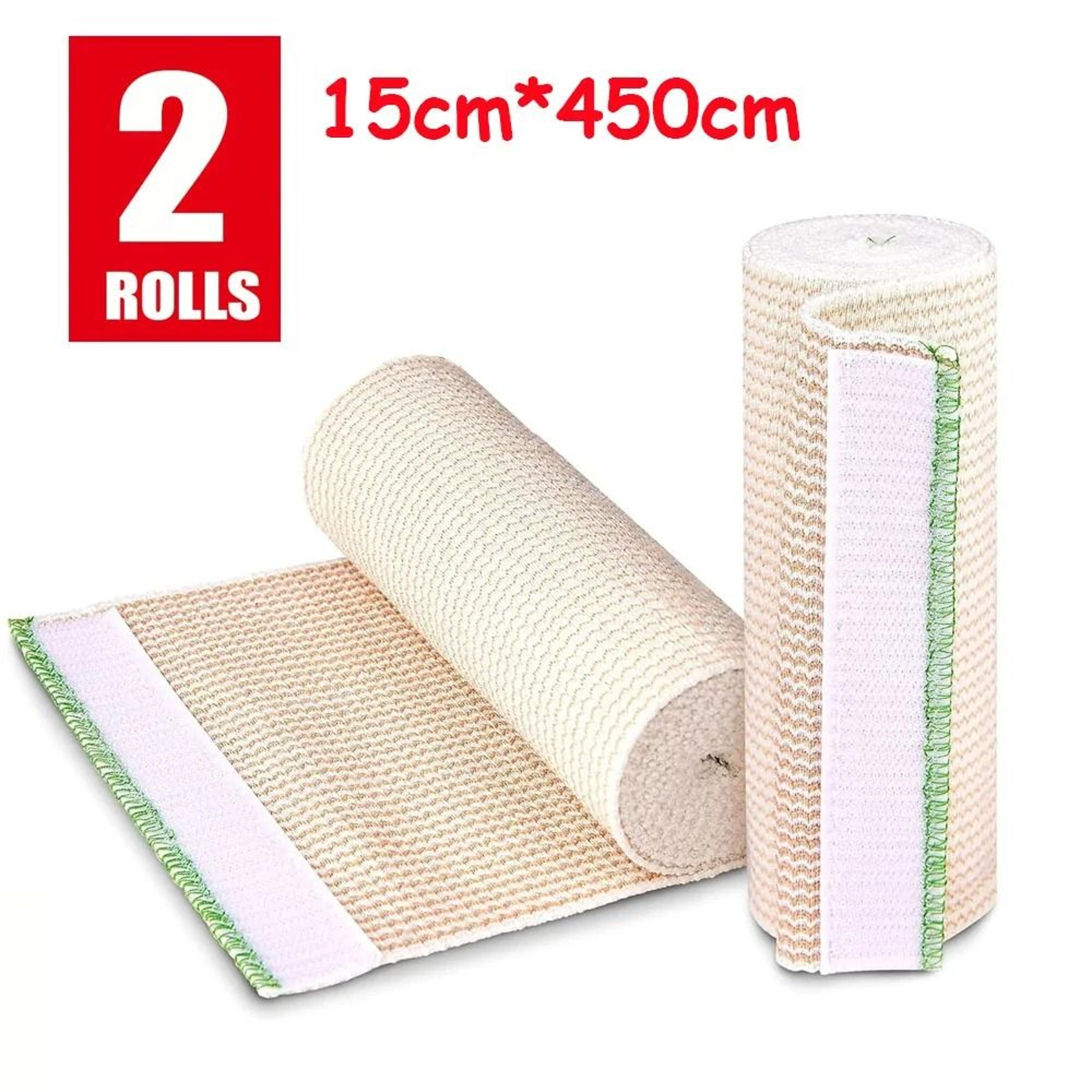 Reusable Elastic Compression Bandage Wraps With Hook And Loop Closure 9