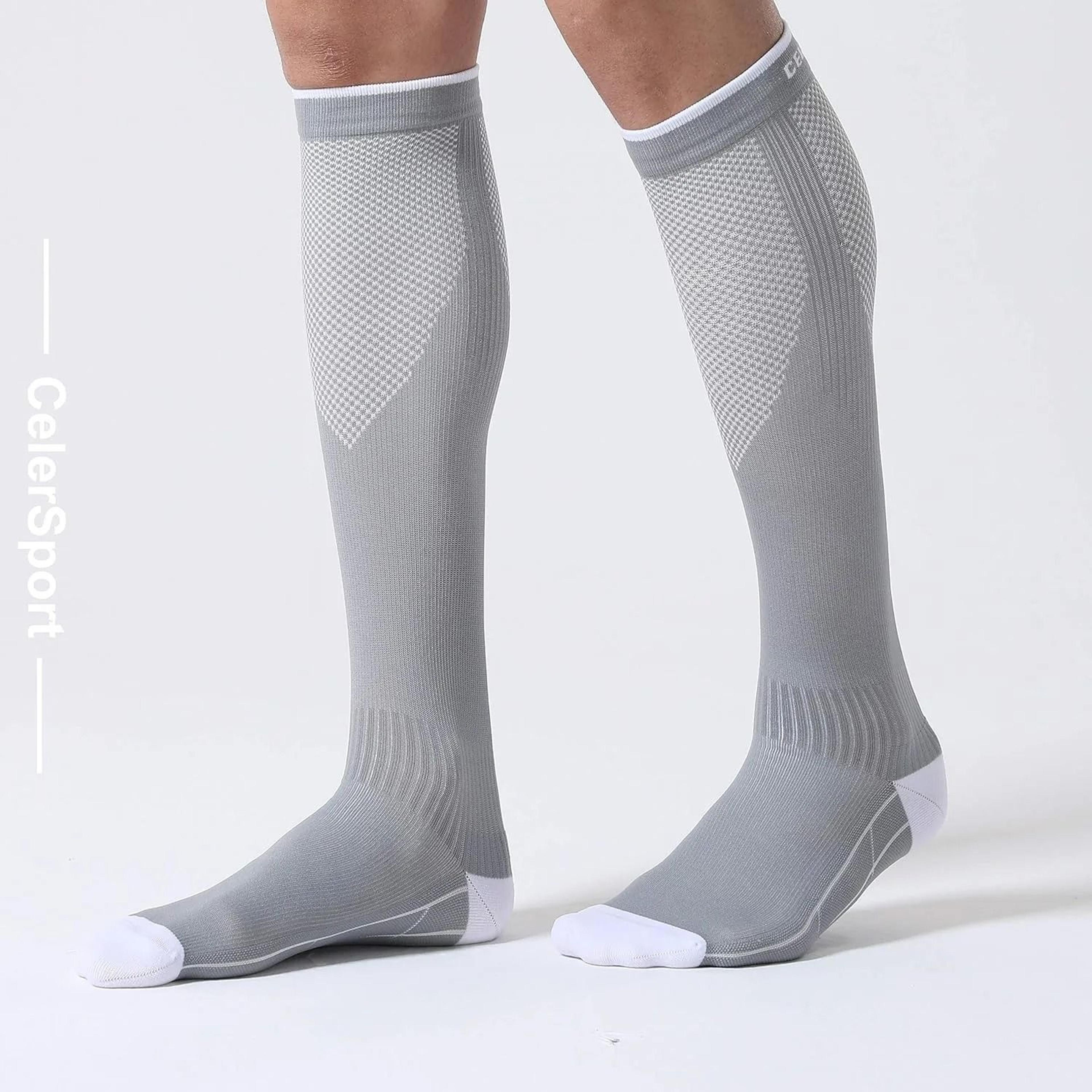 Elastic Running Compression Socks 2030 MmHg For Men And Women 3