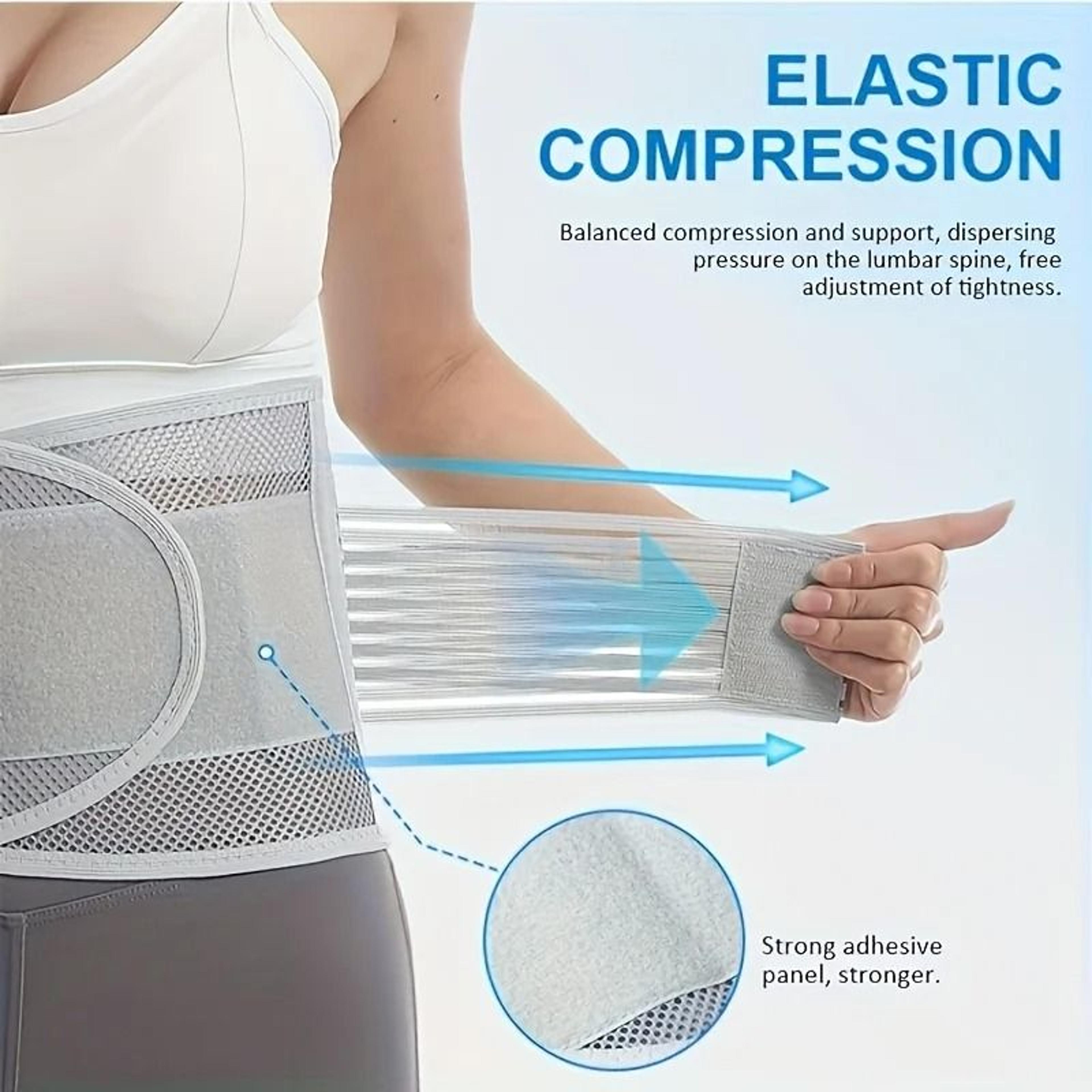 5 Reinforced Compression Waist Support Belt With Breathable Mesh 3