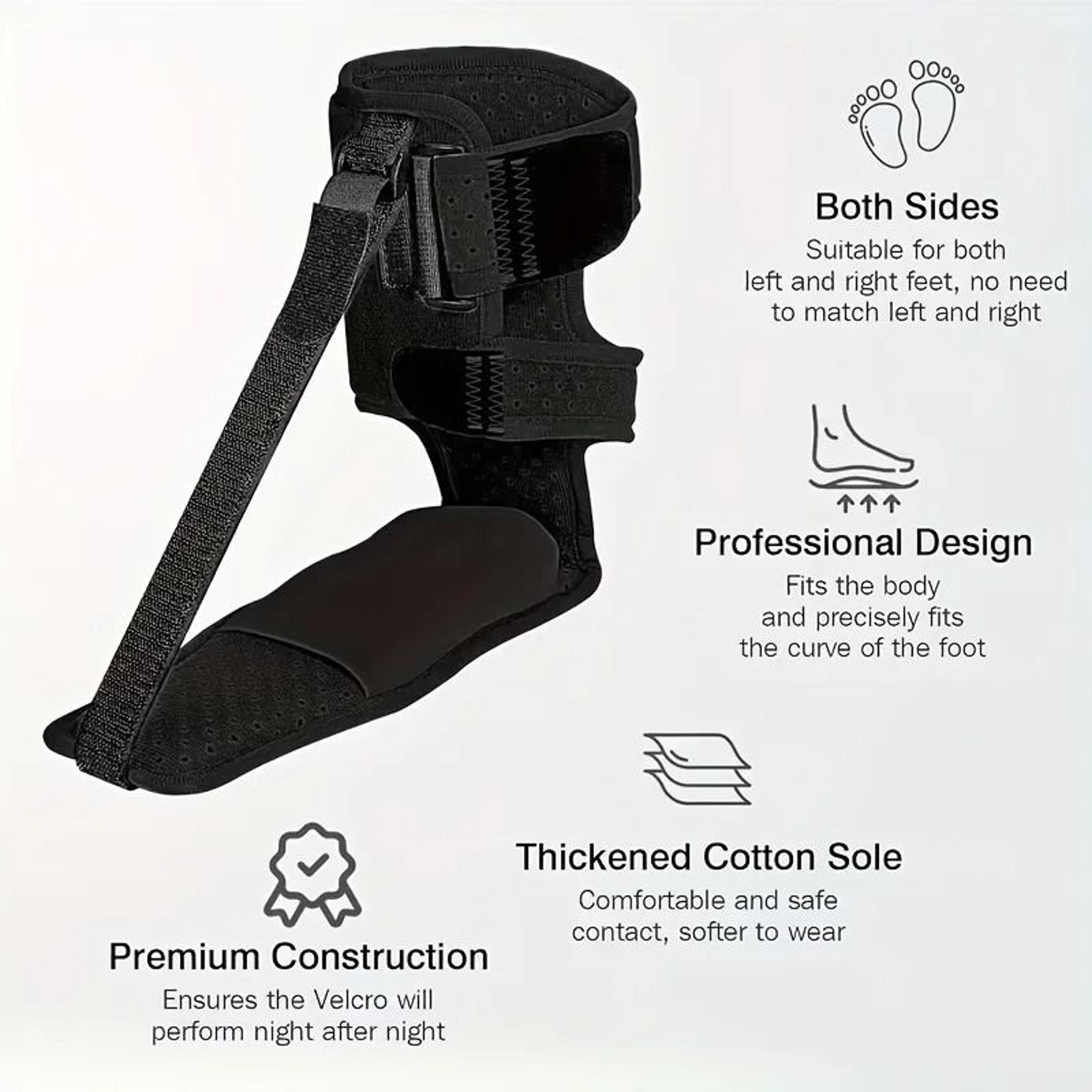 Adjustable Unisex Foot Drop Stretch Strap And Night Immobilizer 2
