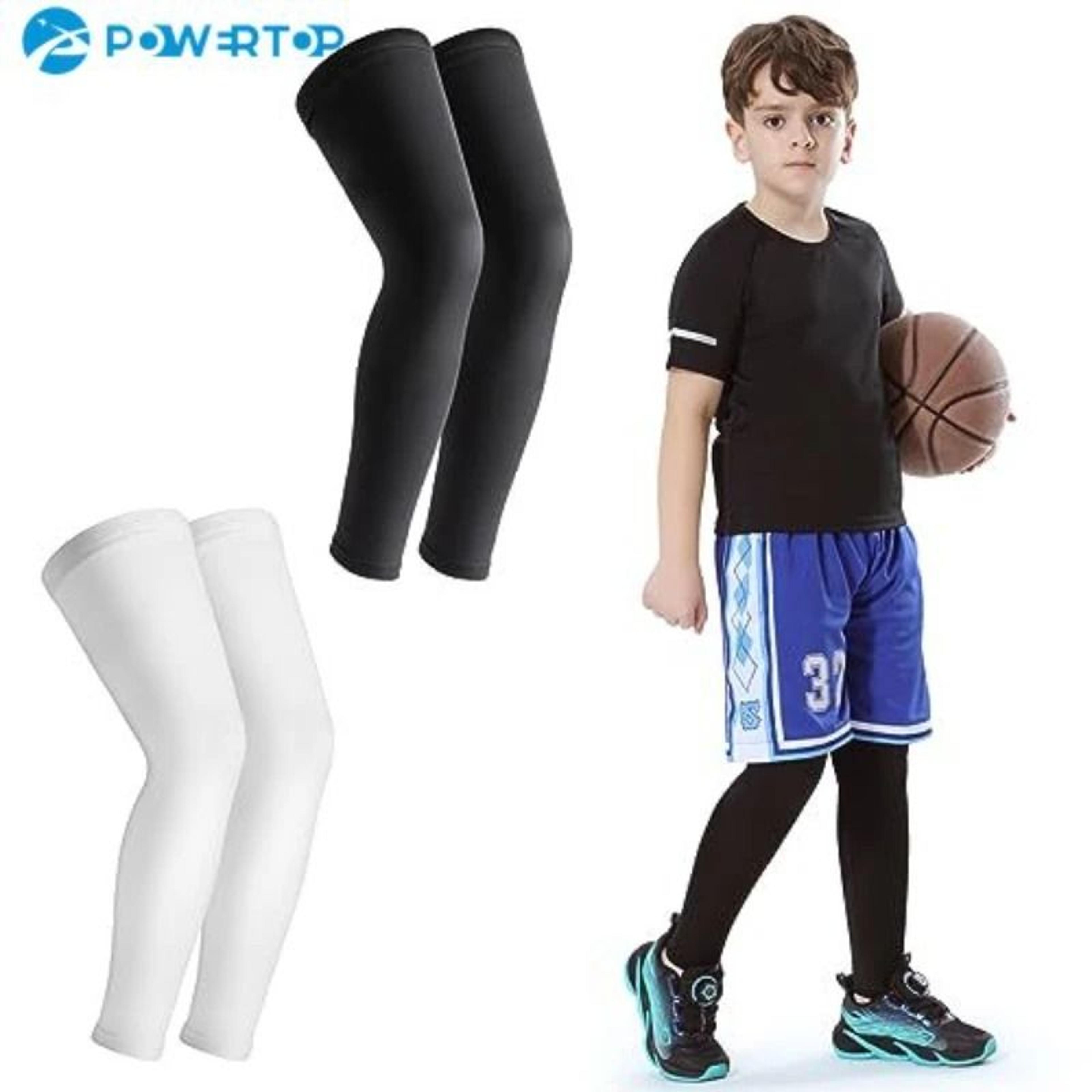 Long Compression Leg Sleeves For Kids 1 Pair Pack 0