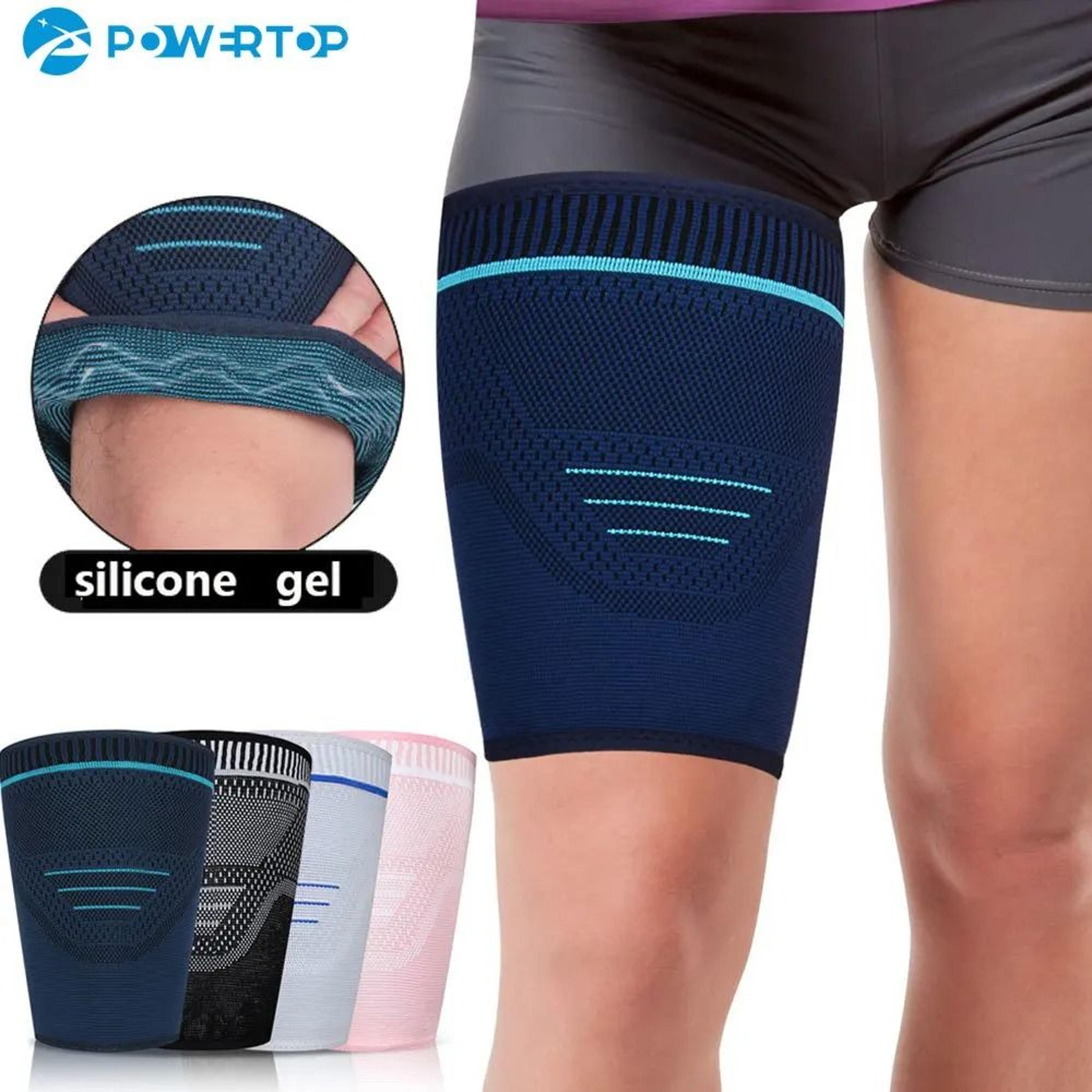 AntiSlip Breathable Thigh Compression Sleeve 0