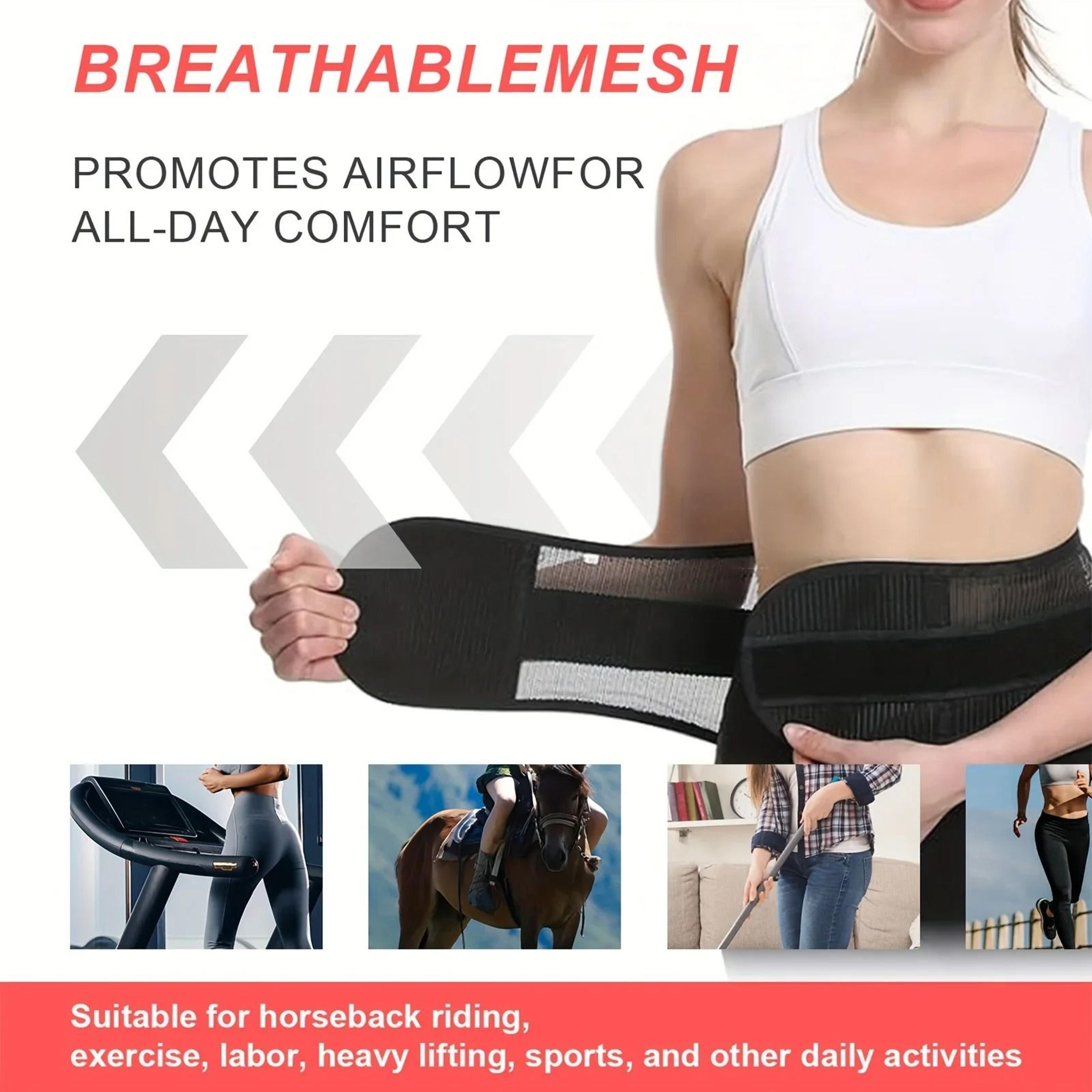 DoubleDrawstring Breathable Sports Waist Support Belt 3